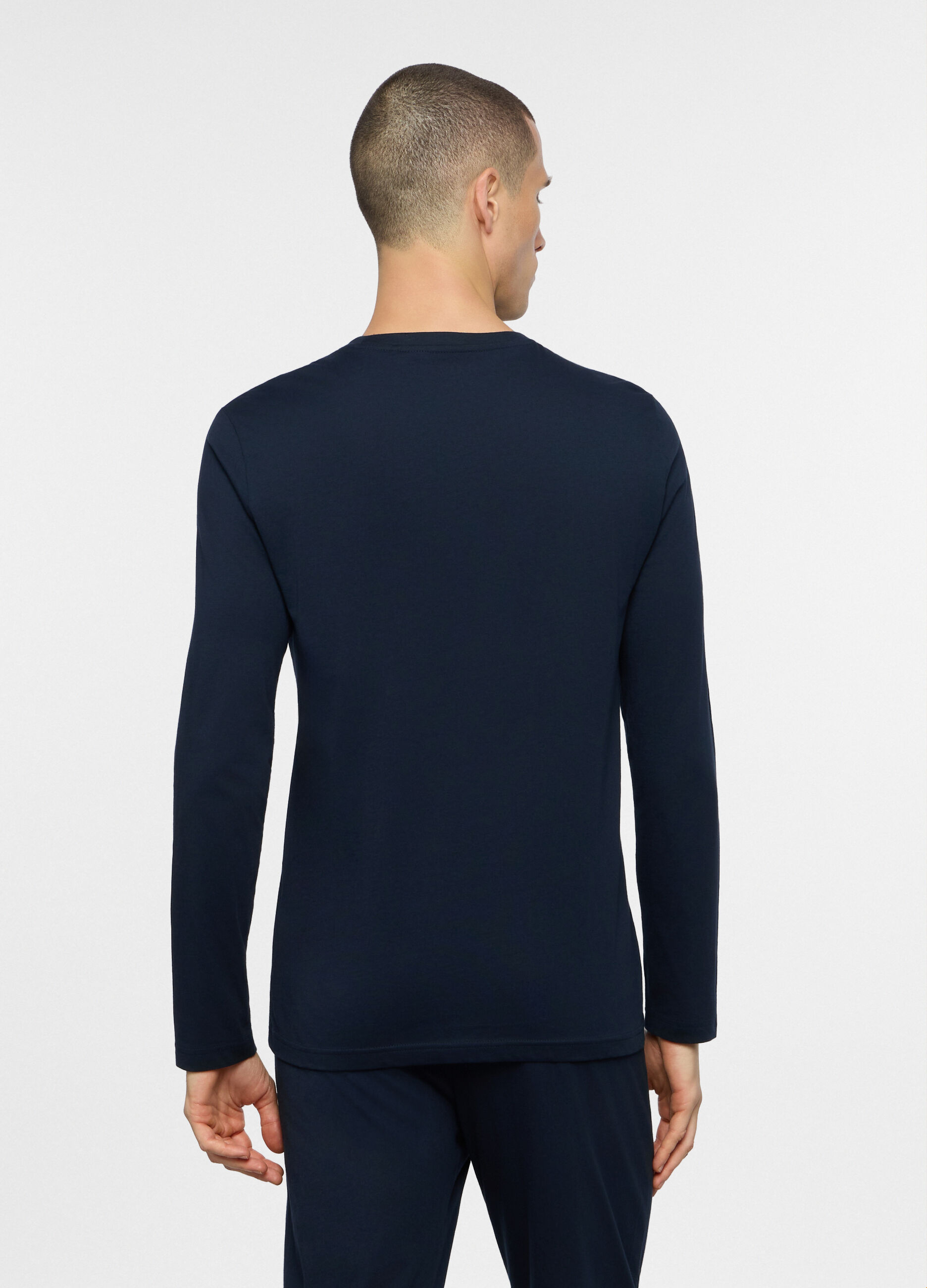 Maglia del pigiama in jersey di cotone uomo_1