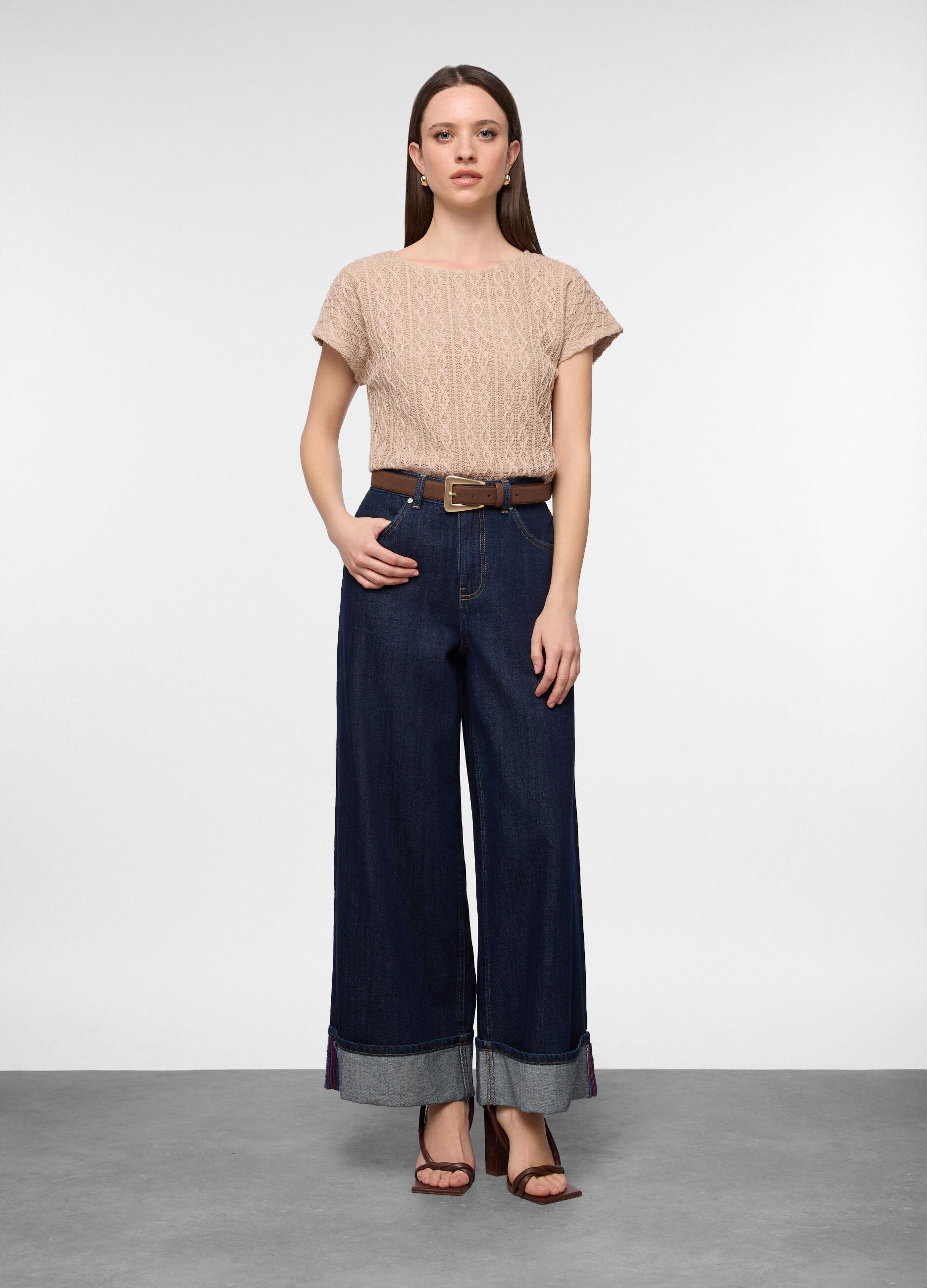 T-shirt girocollo donna_0