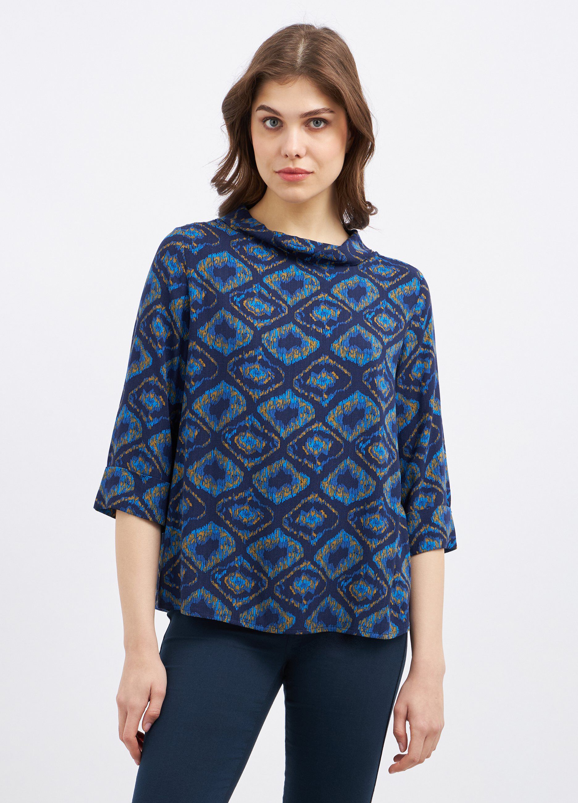 Blusa con maniche a 3/4 donna_0