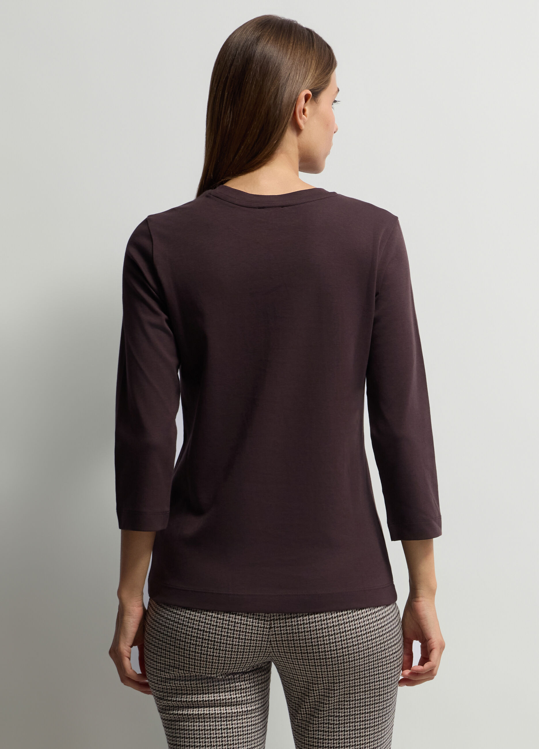 T-shirt girocollo donna_1