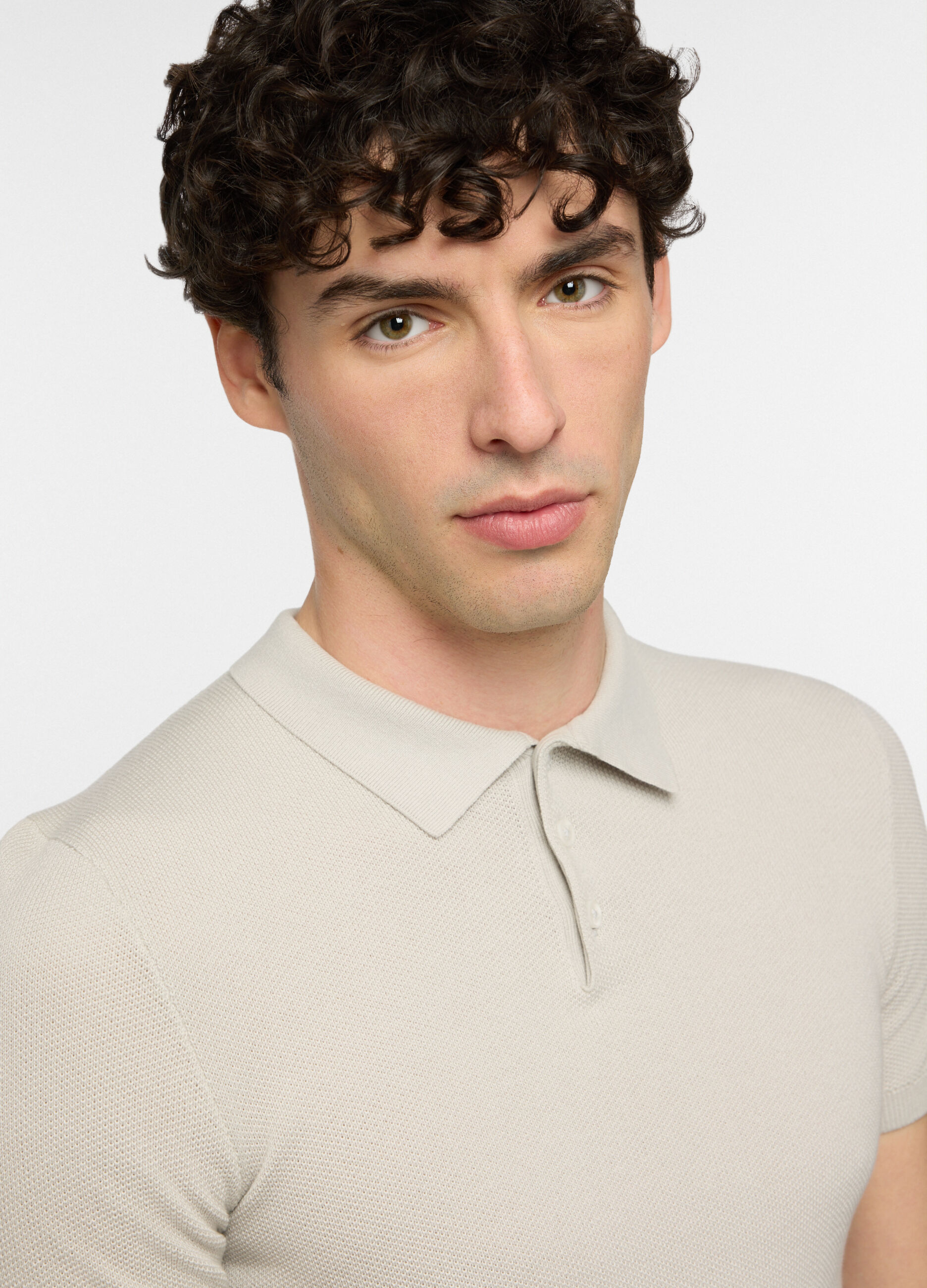 Polo a maniche corte in piquet uomo_2