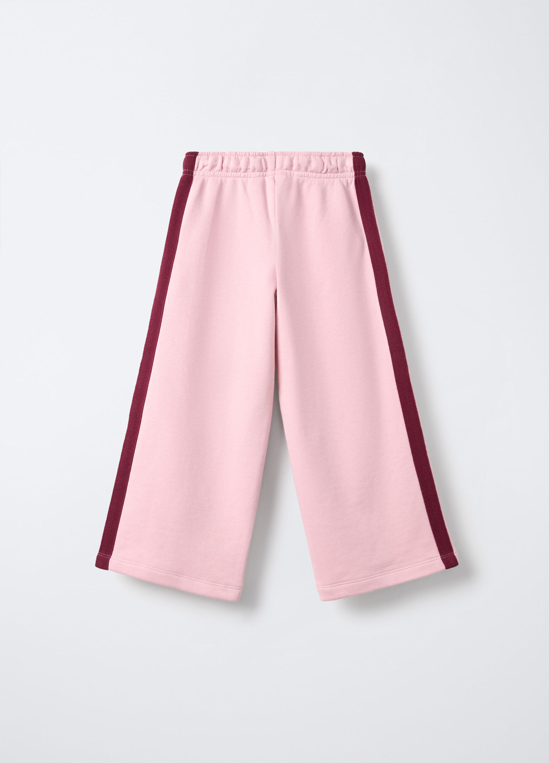 Treggings in misto cotone garzato Wide Leg bambina_1