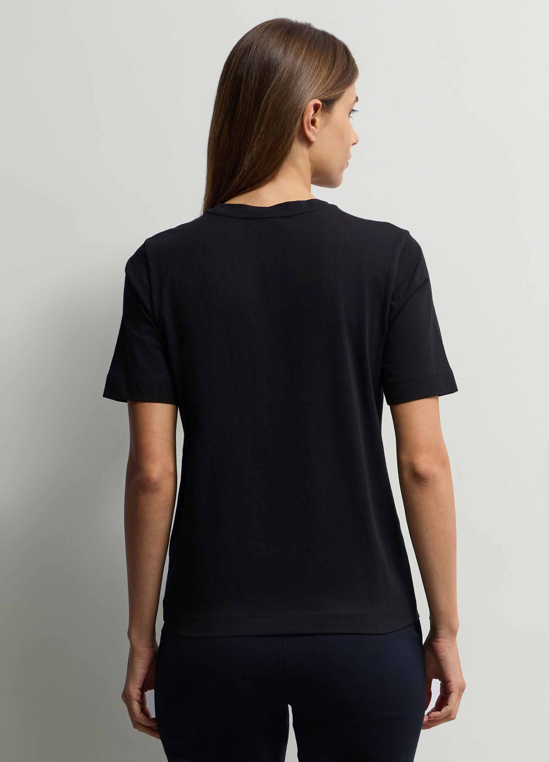 T-shirt girocollo donna_1
