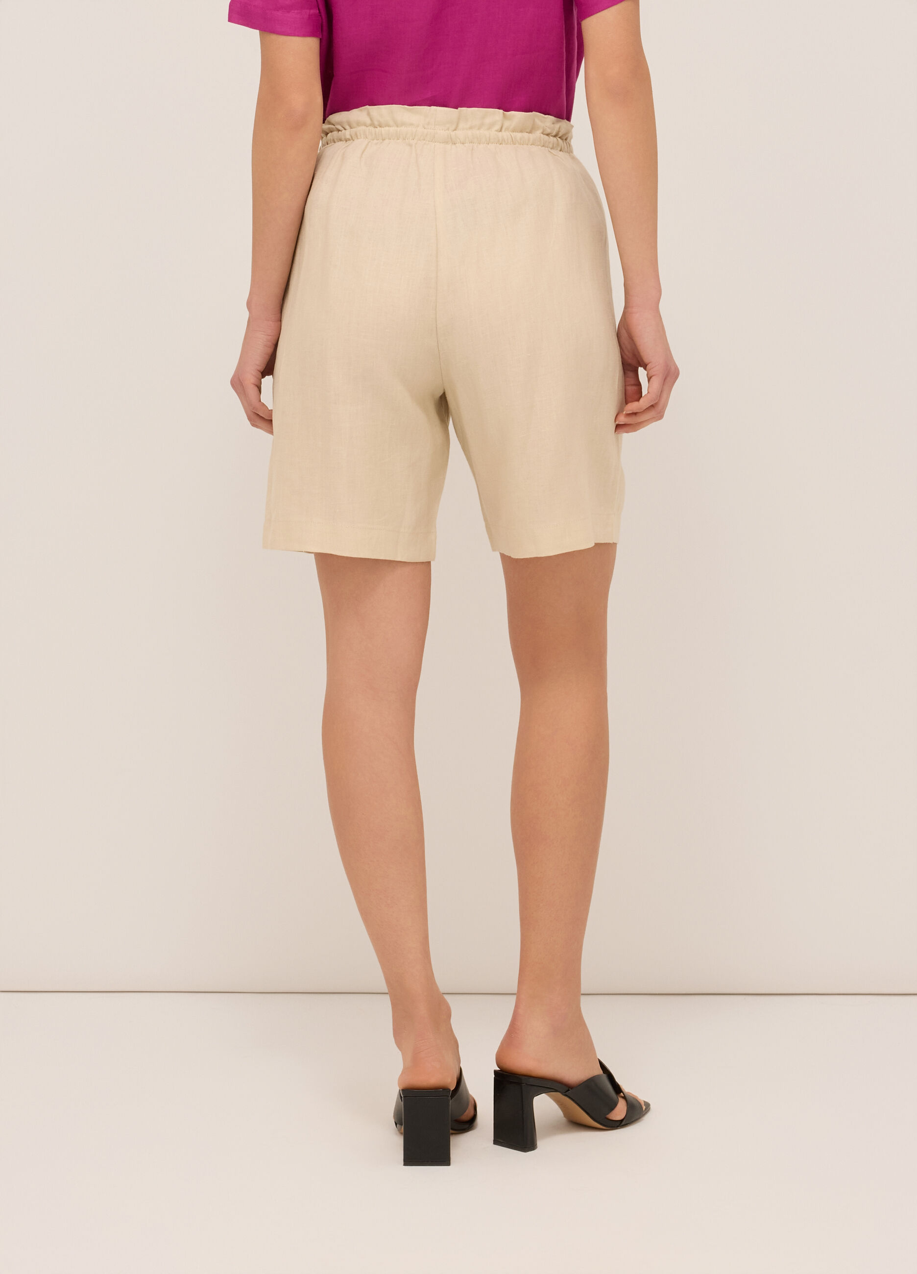 Bermuda in puro lino donna_1