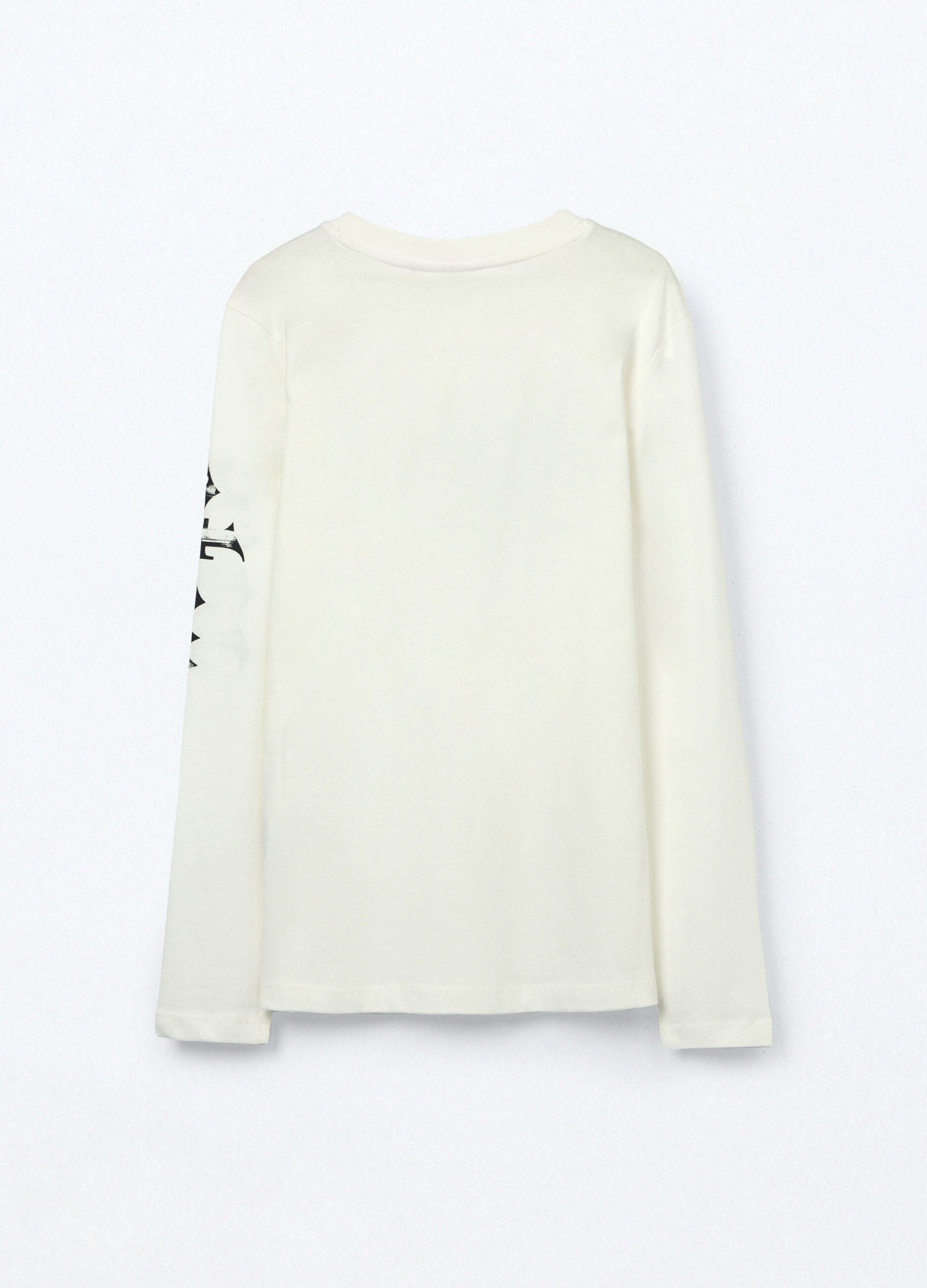 T-shirt a maniche lunghe in puro cotone jersey ragazzo_1