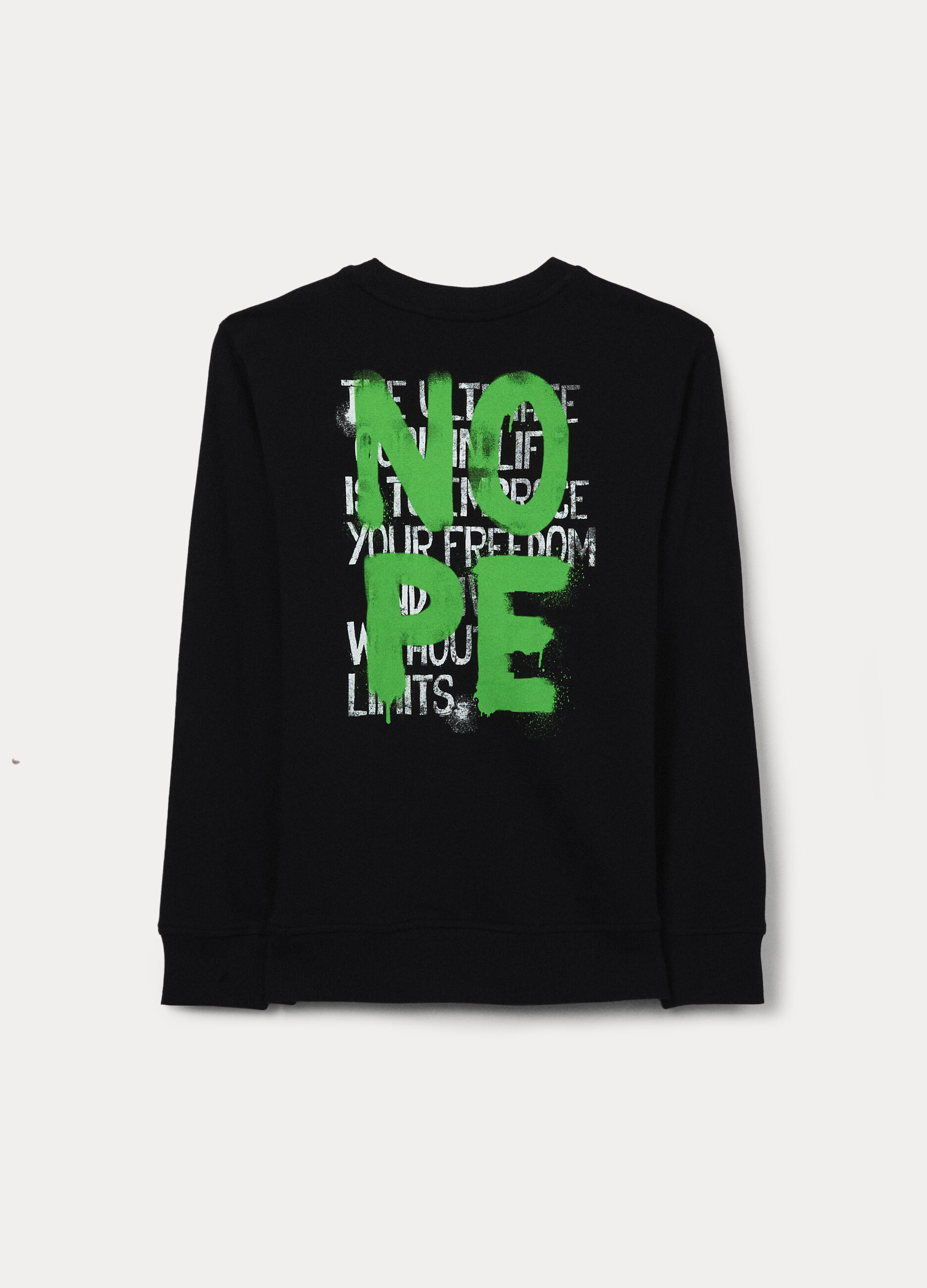 Felpa in french terry di puro cotone ragazzo_1