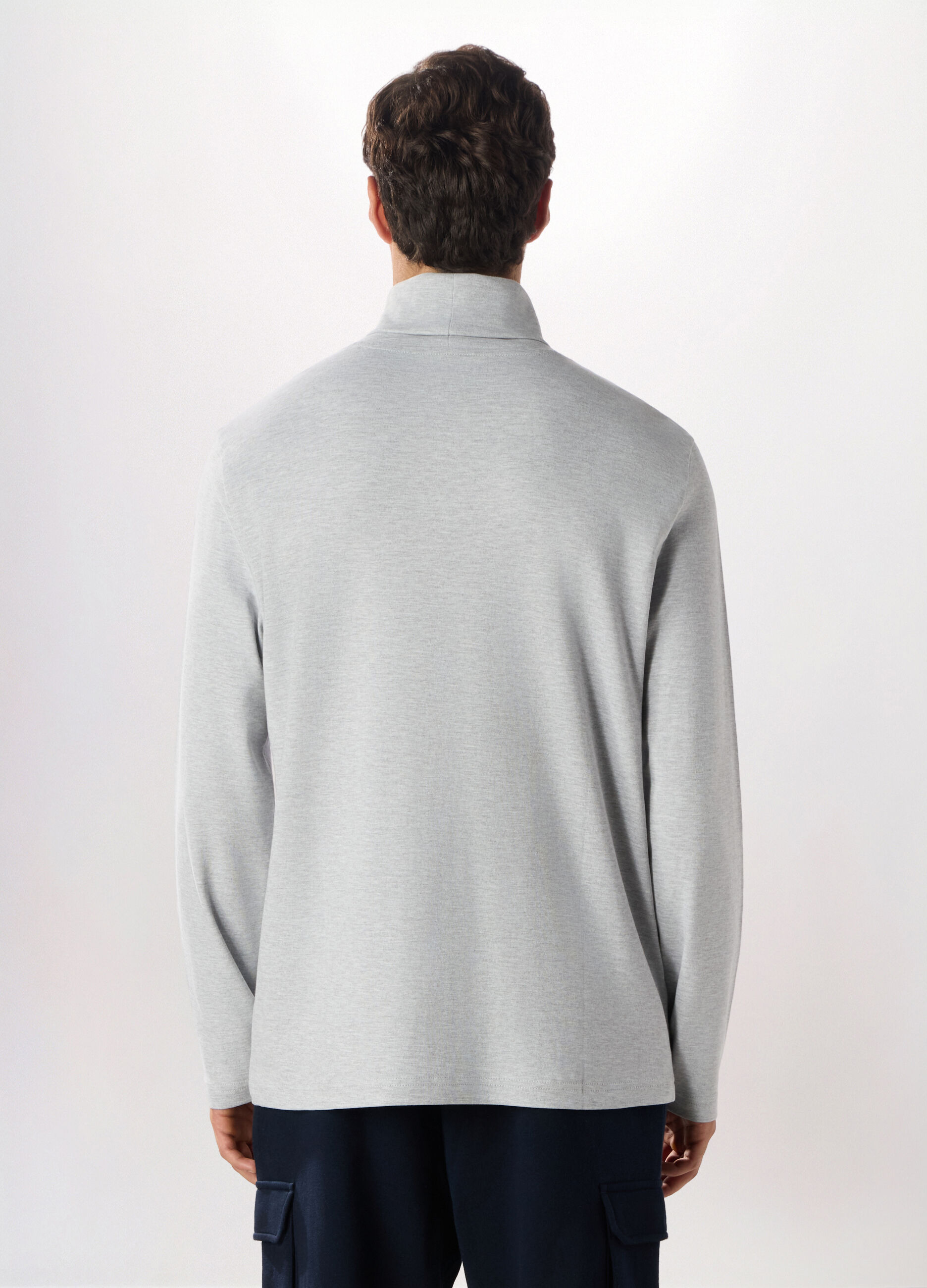 Joggers regular fit in misto cotone uomo_1