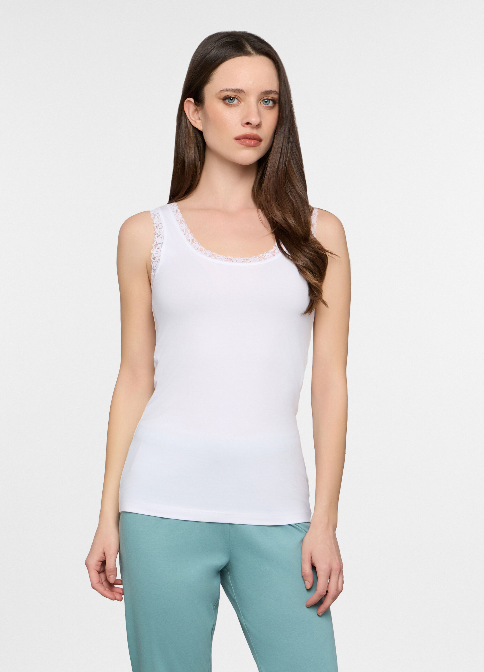 Canotta in jersey stretch donna_0