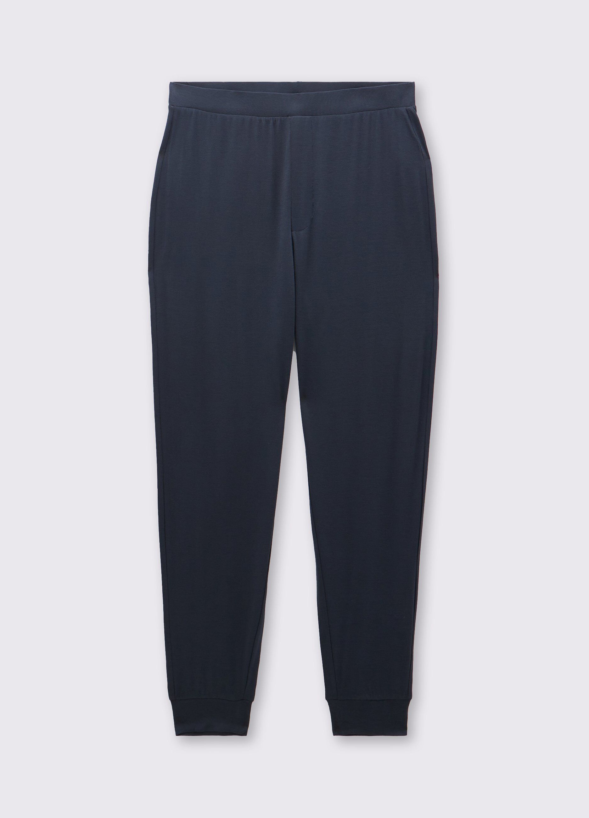 Pantaloni pigiama in tessuto stretch uomo_0