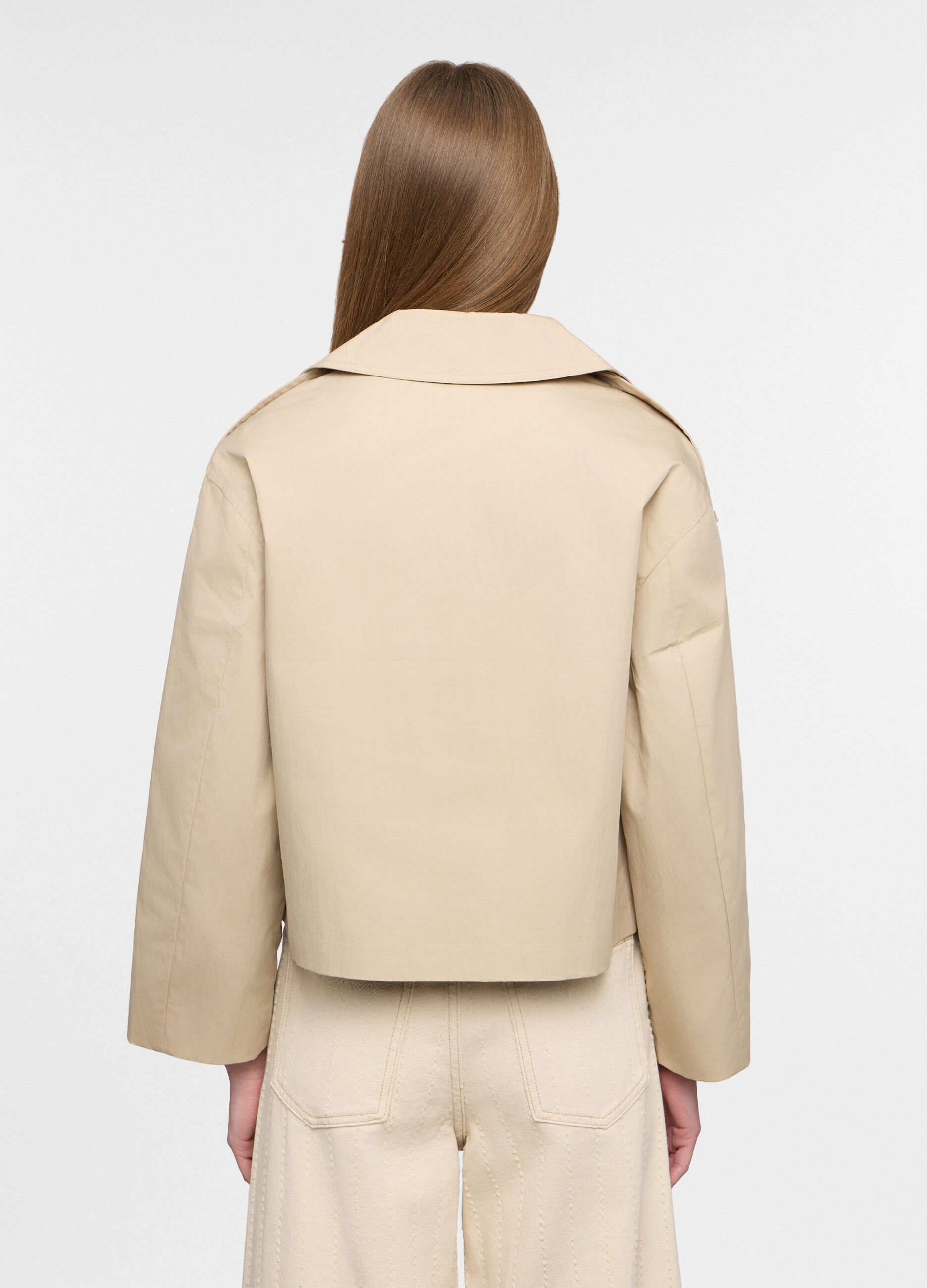 Trench corto doppiopetto donna_1