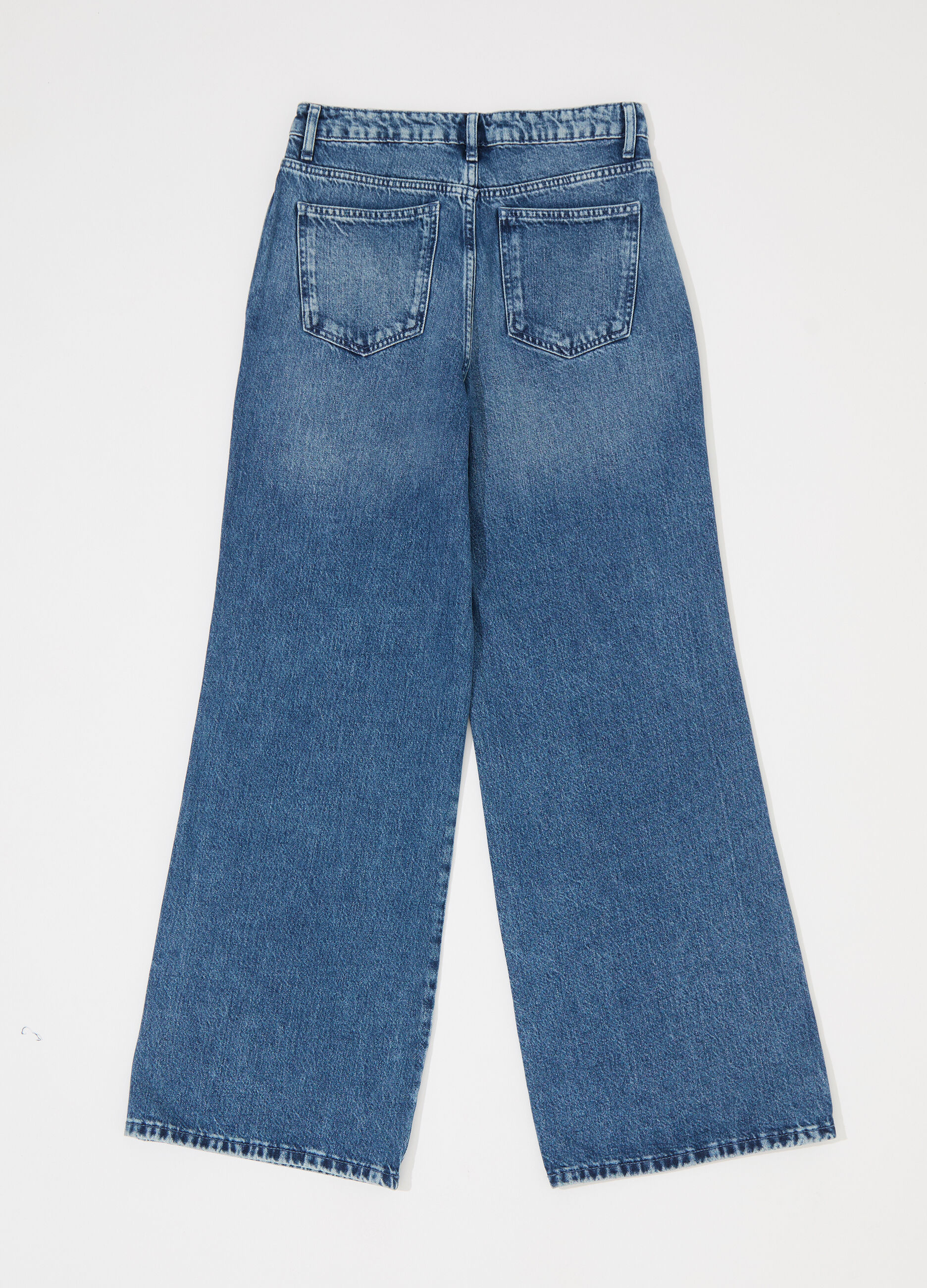 Pantalone denim flare fit donna_5