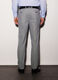 Pantalone slim fit in cotone stretch con micromotivo uomo_1