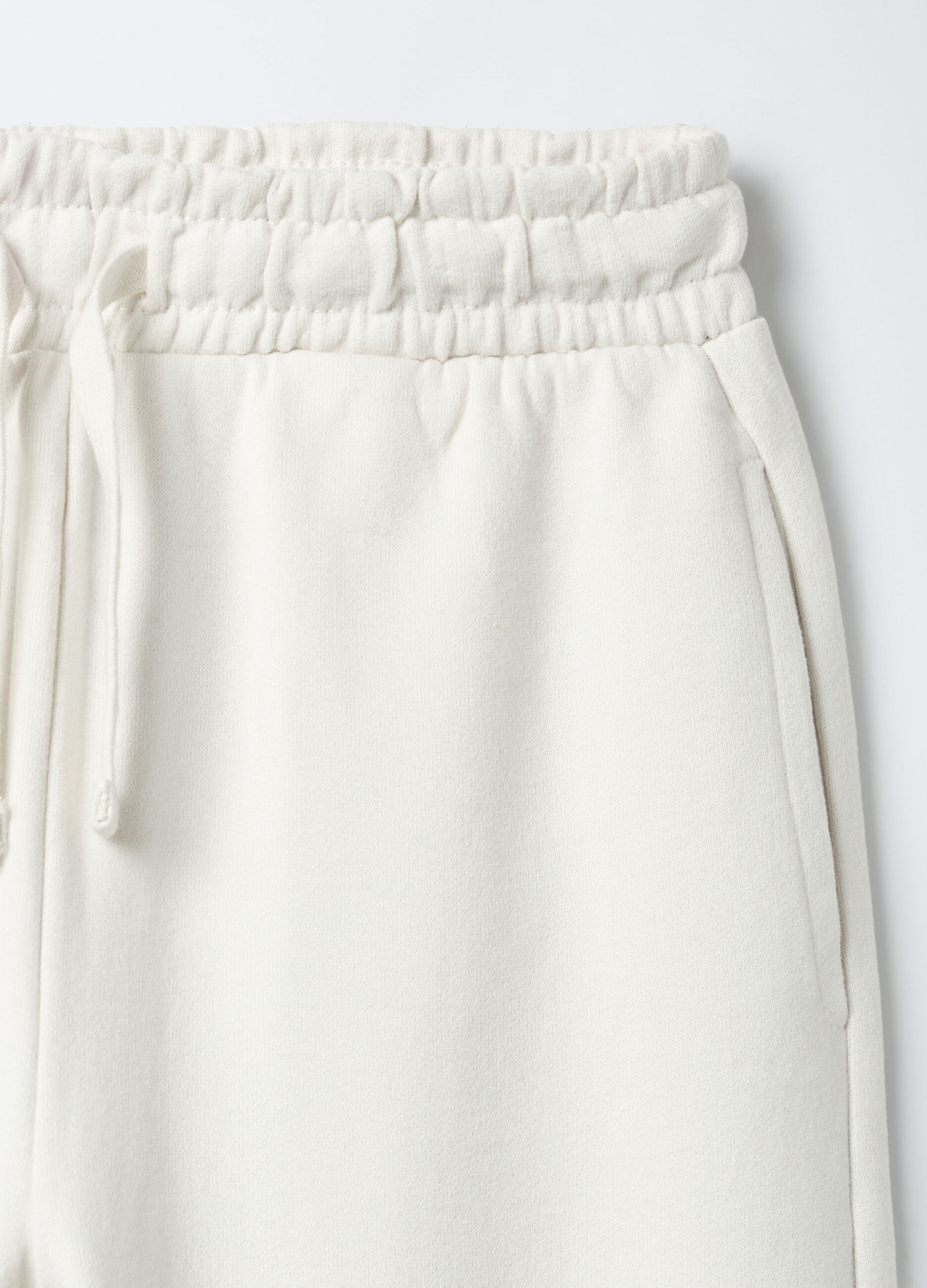 Jogger in cotone garzato Wide Leg ragazza_2