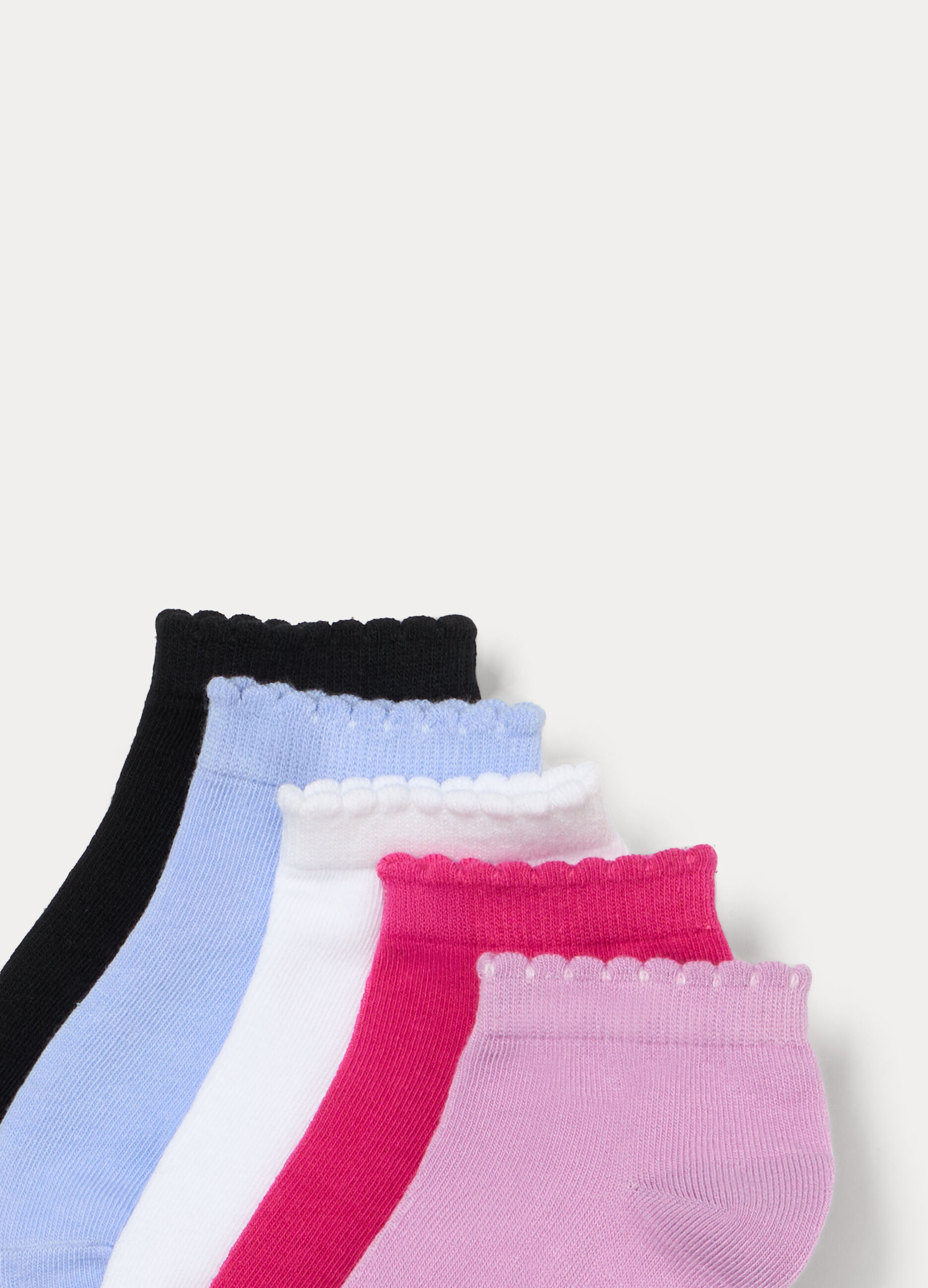 Pack 5 calze corte misto cotone _2