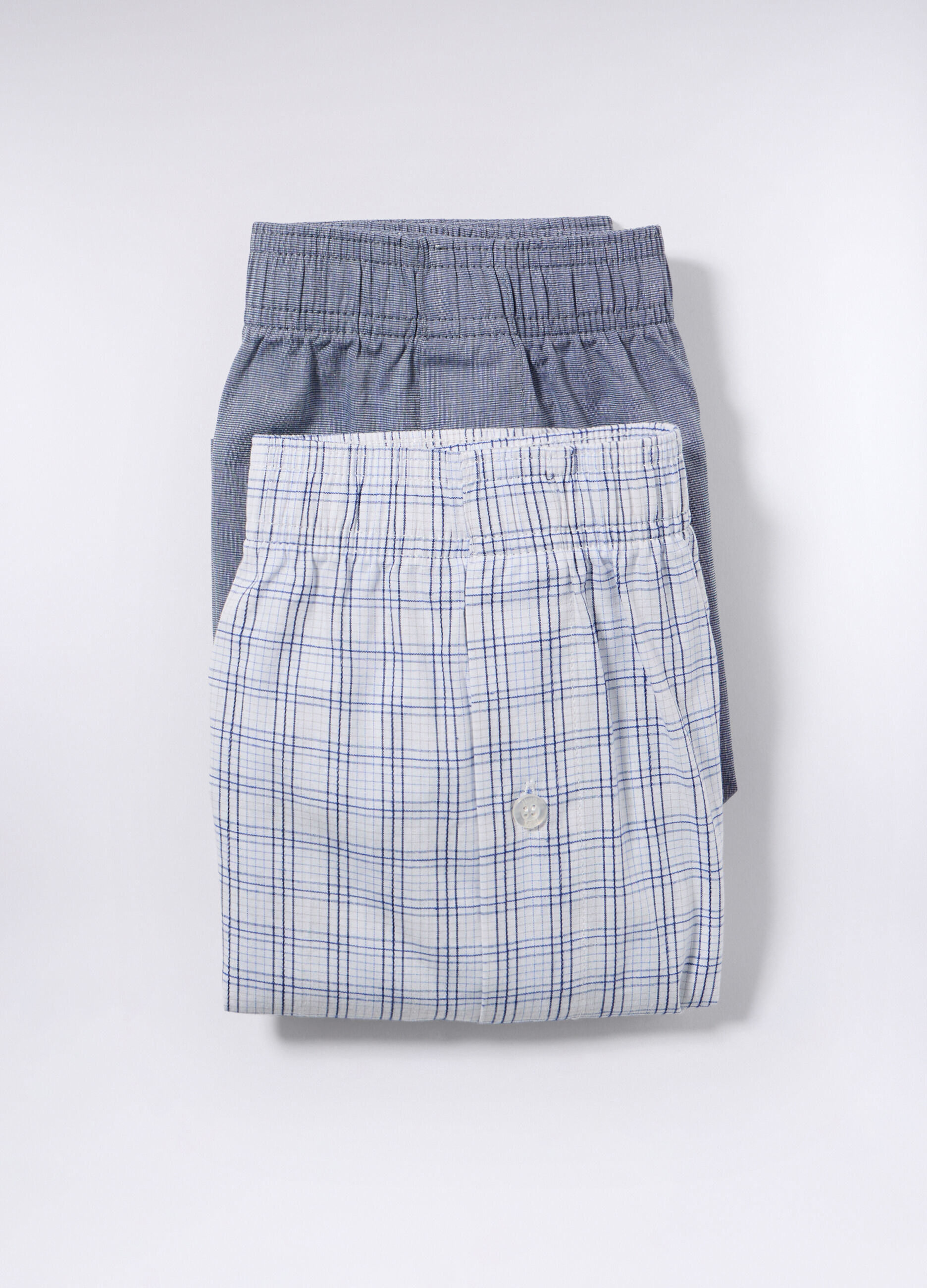 2 pack boxer in tela di cotone fantasia uomo_0