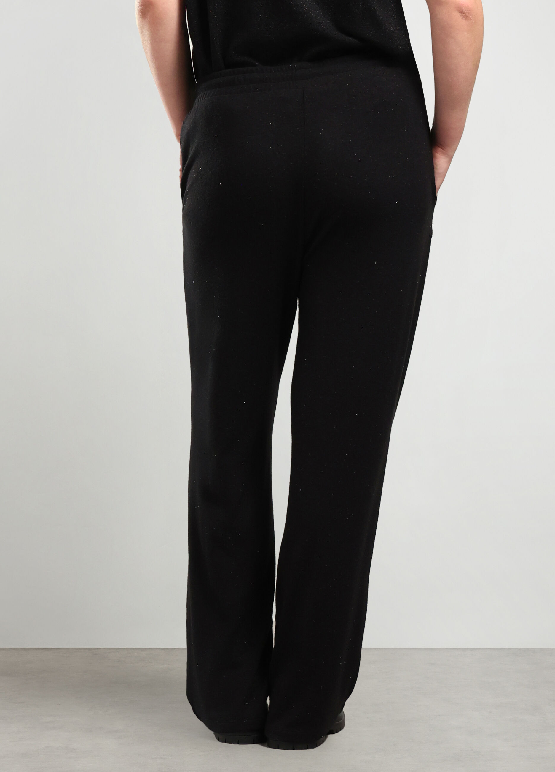 Jogger in misto viscosa donna curvy_1