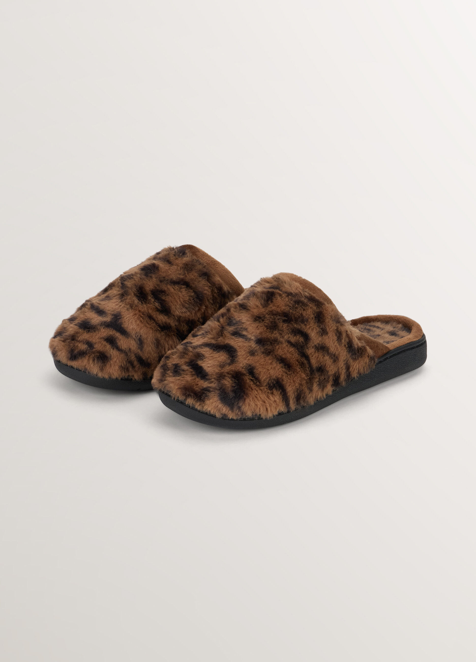 Pantofole in eco fur donna_0