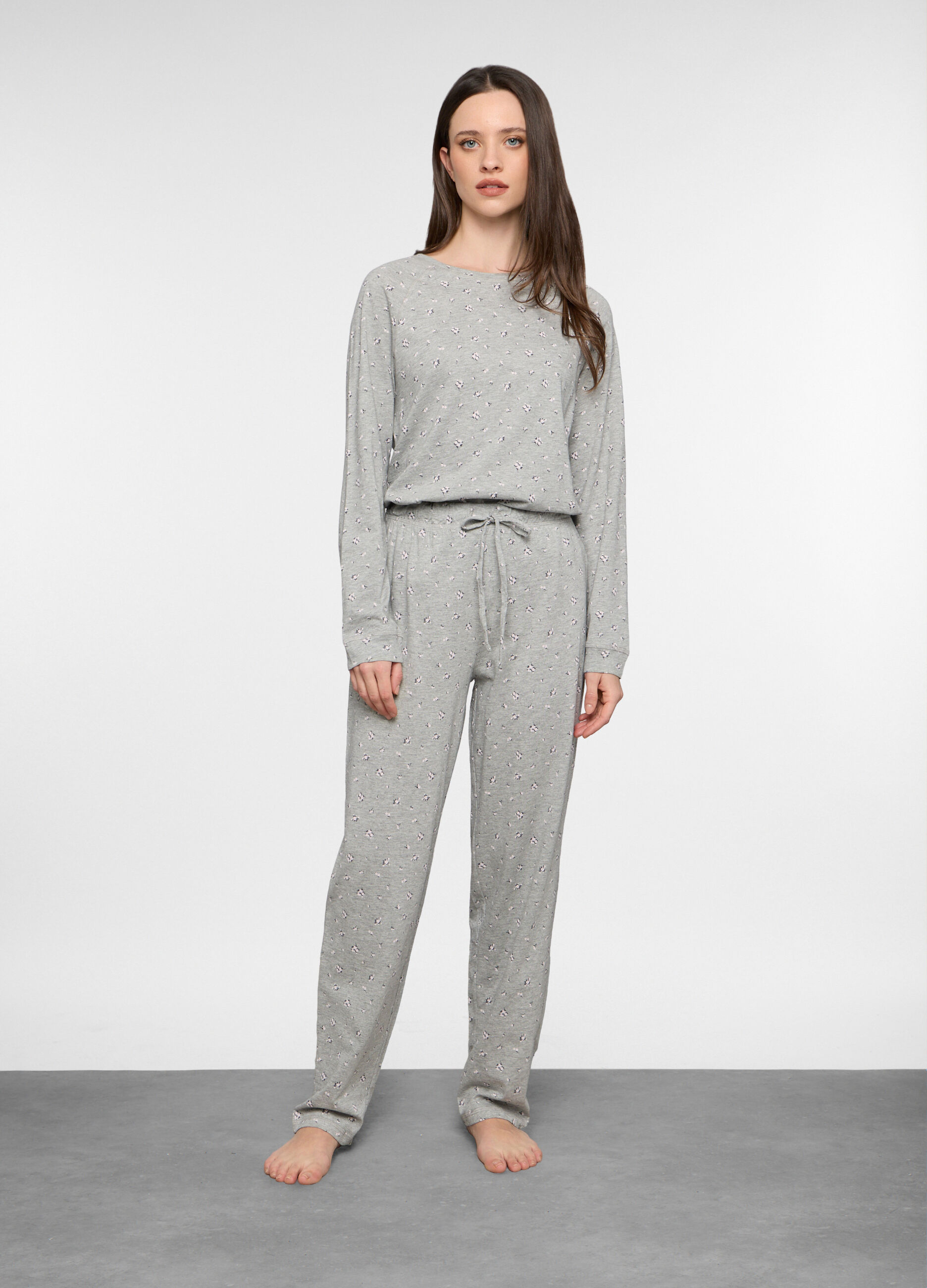 Pantaloni pigiama regular fit donna_0