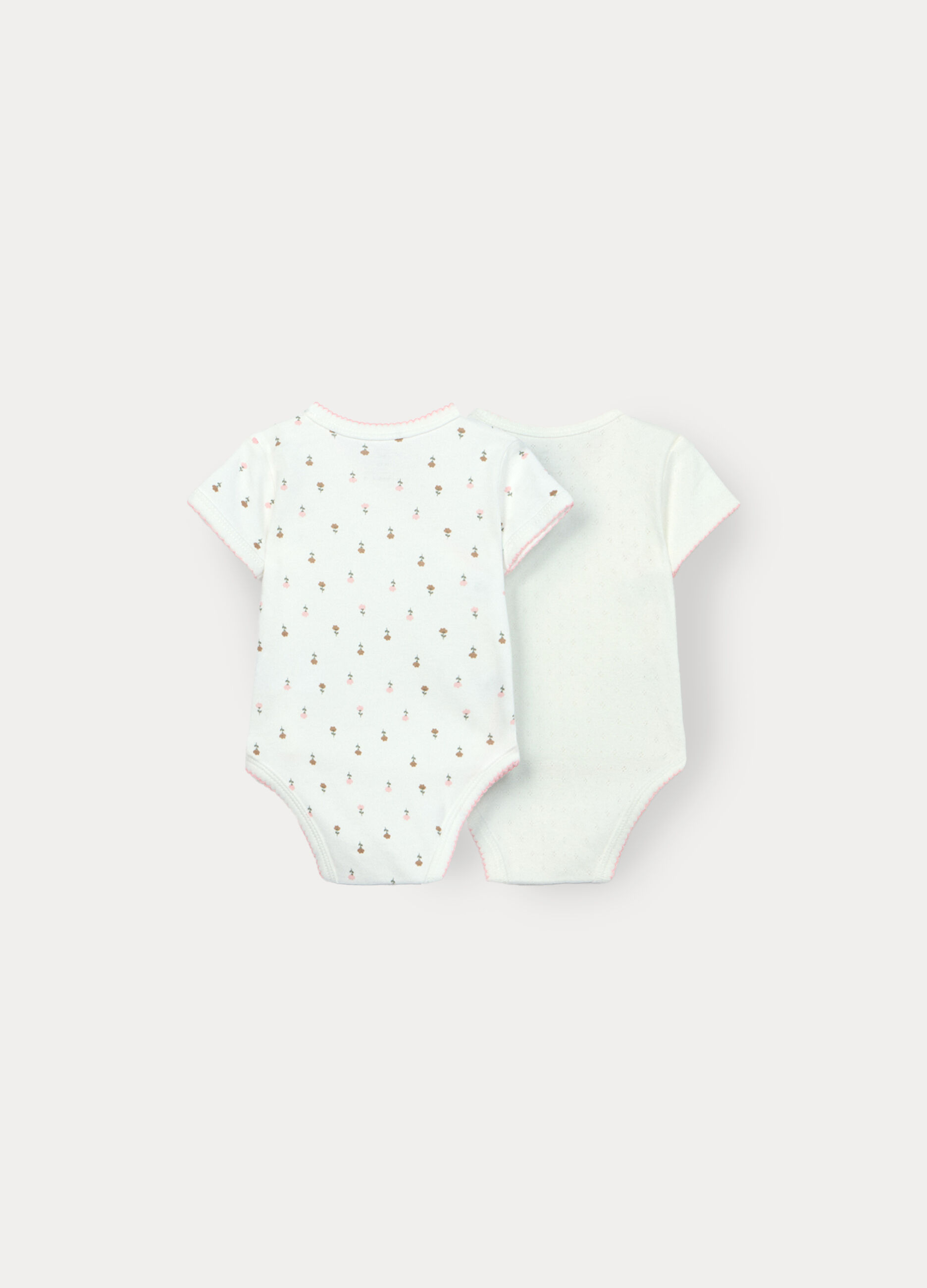 Pack 2 body incrociati in interlock di puro cotone neonata_1