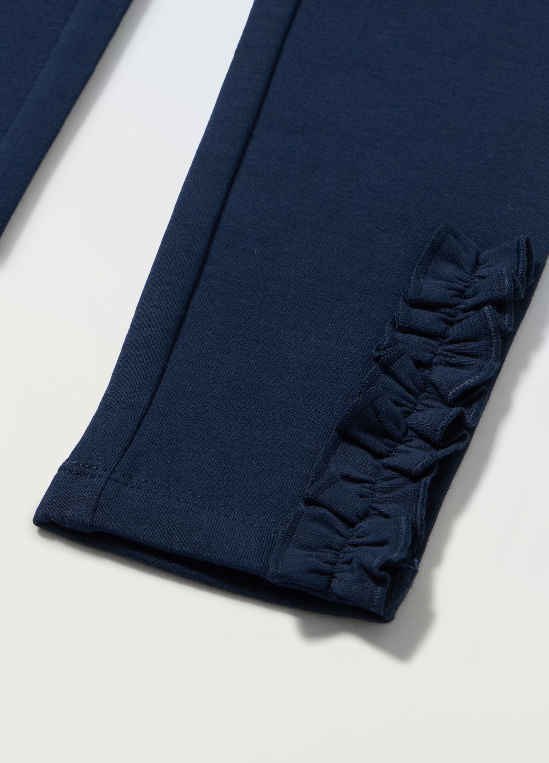 Leggings in cotone stretch bambina_1