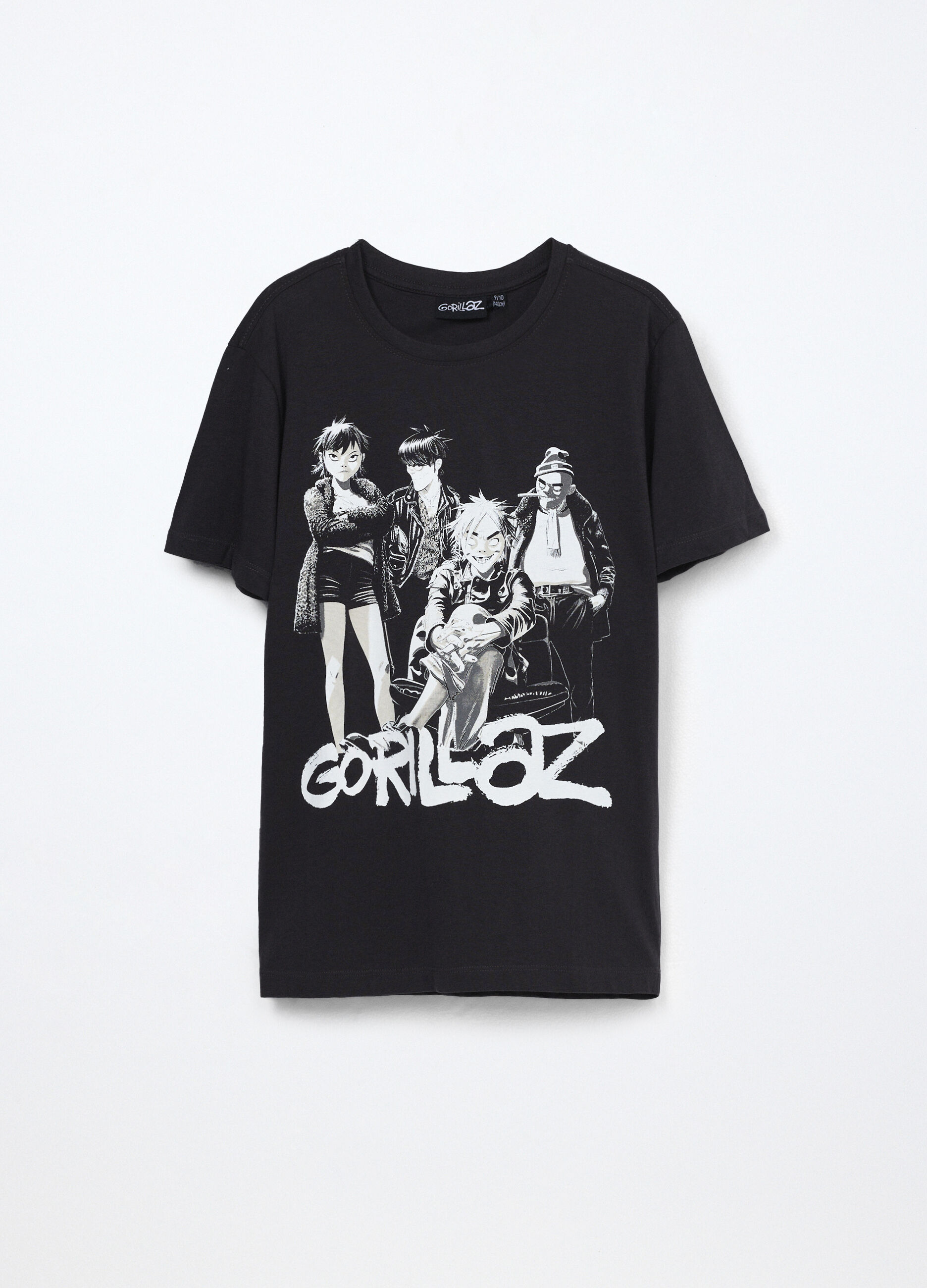 T-shirt Gorillaz in jersey di puro cotone ragazzo_0