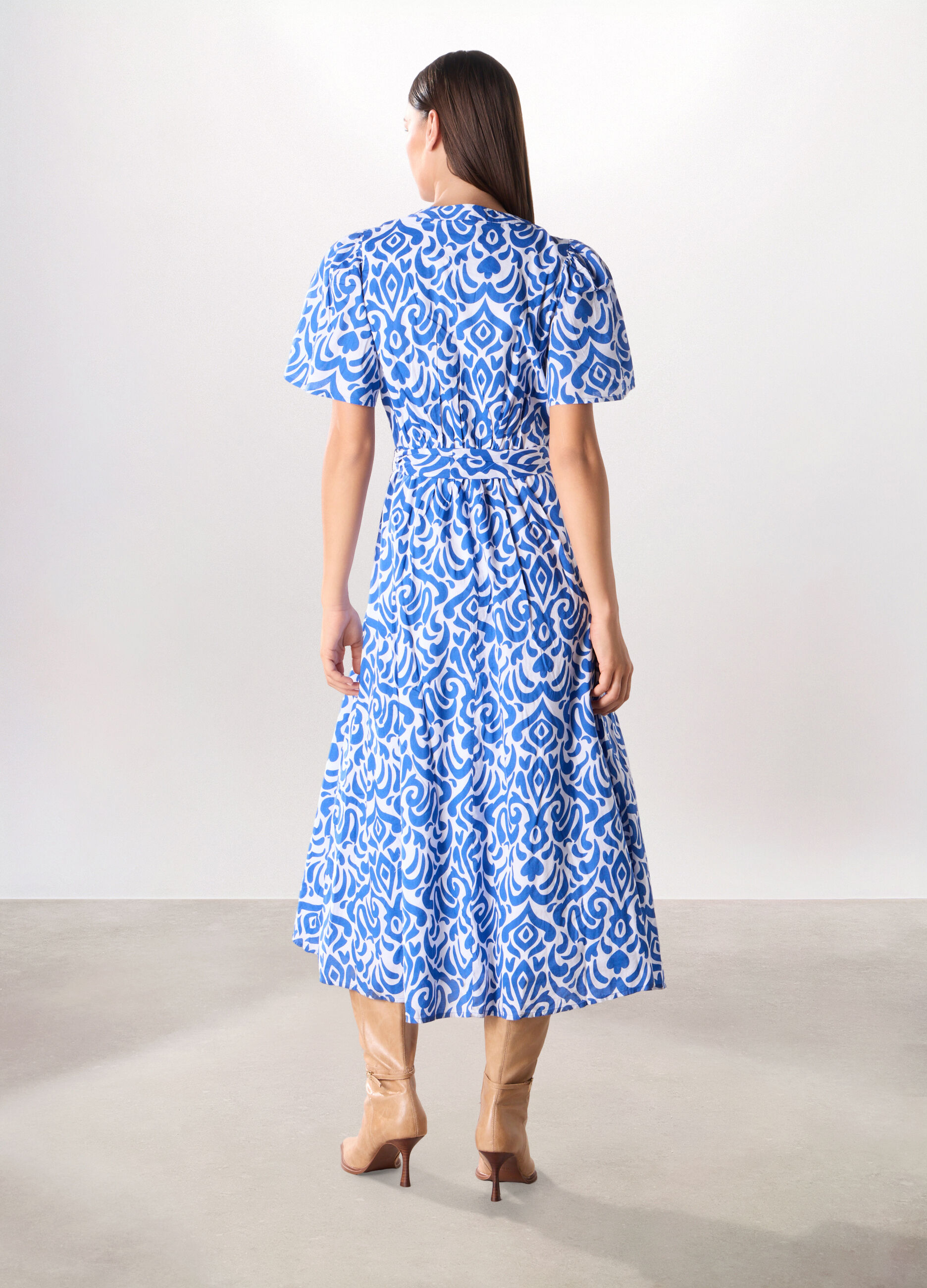 Abito misto cotone donna_1