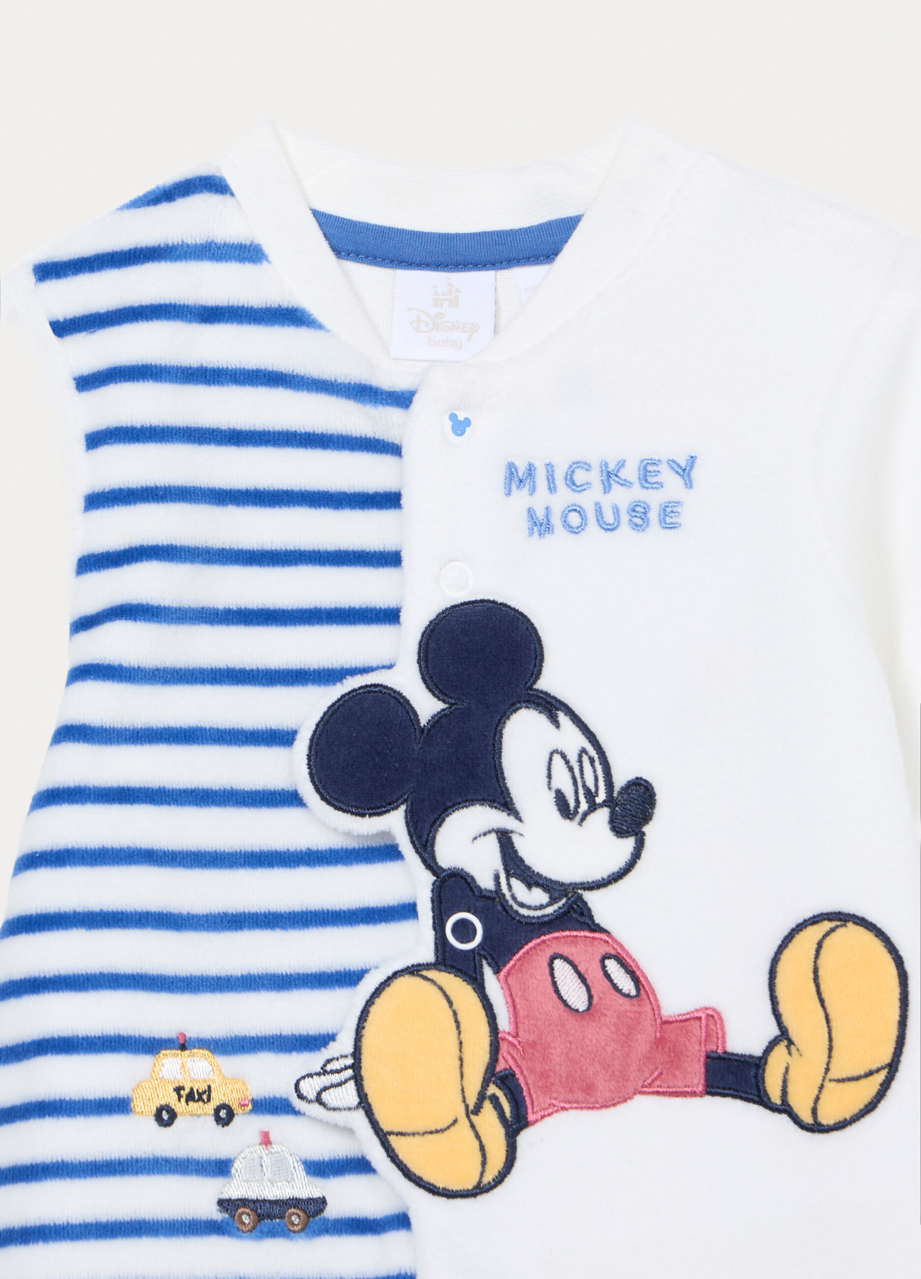 Tutina velour Disney misto cotone neonato_2