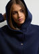 Giacca con cappuccio in viscosa stretch donna_2