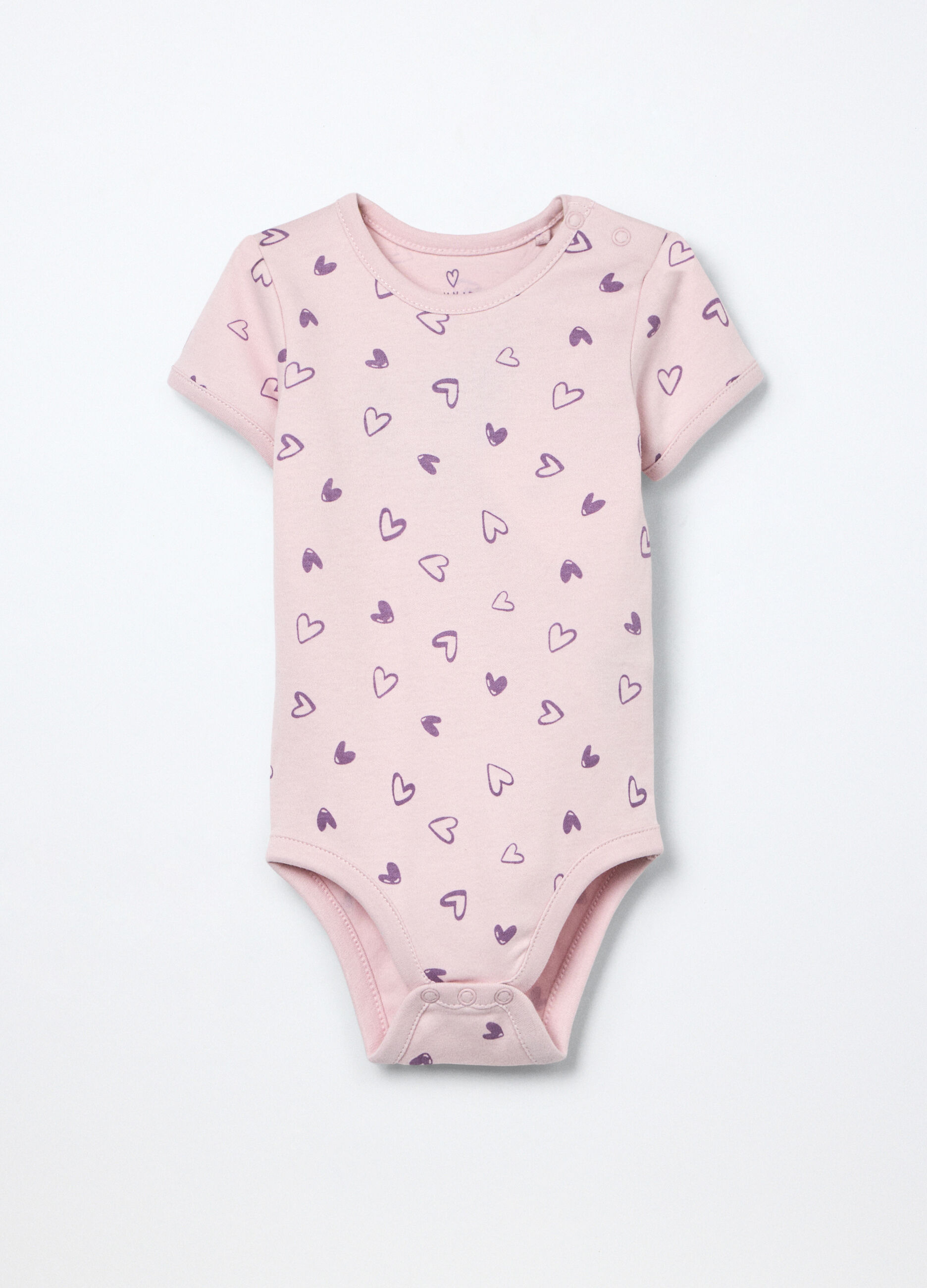 Body in interlock di puro cotone neonata_0