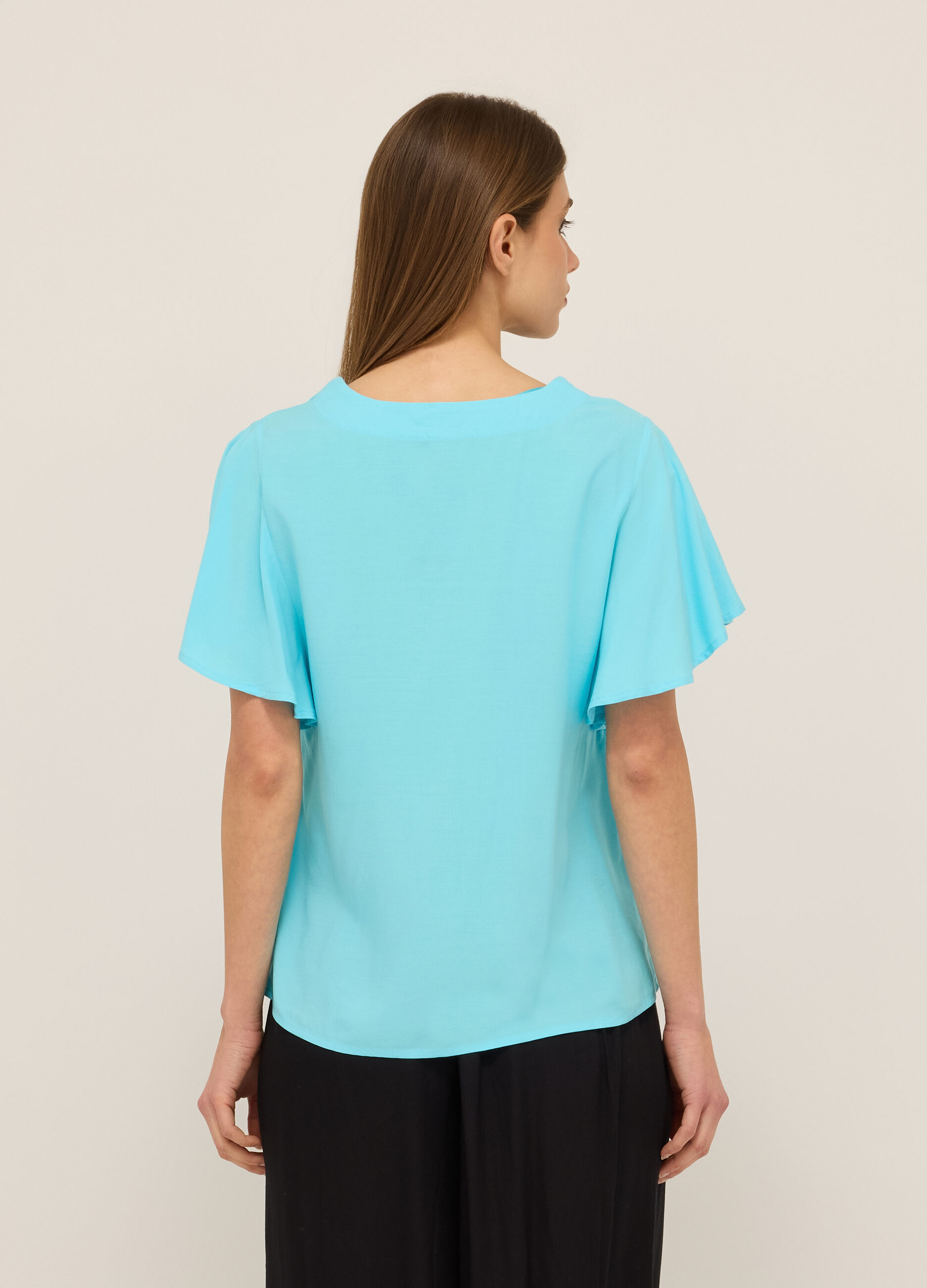Blusa in pura viscosa donna_1
