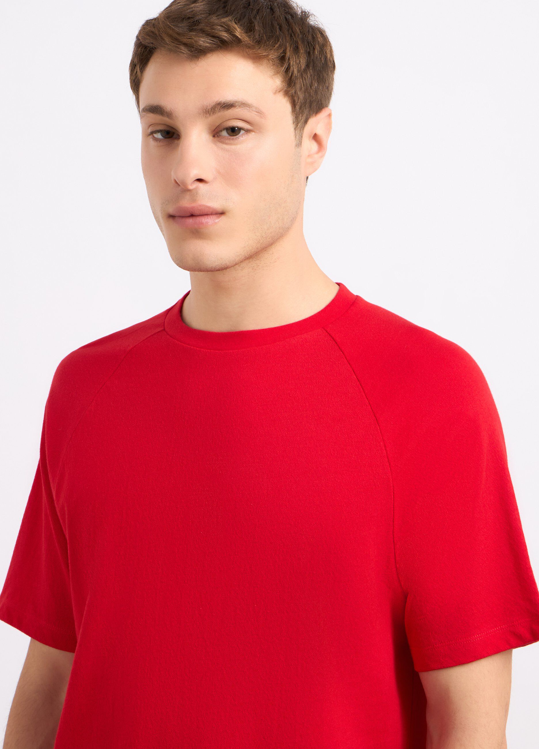 T-shirt in misto lino uomo_2