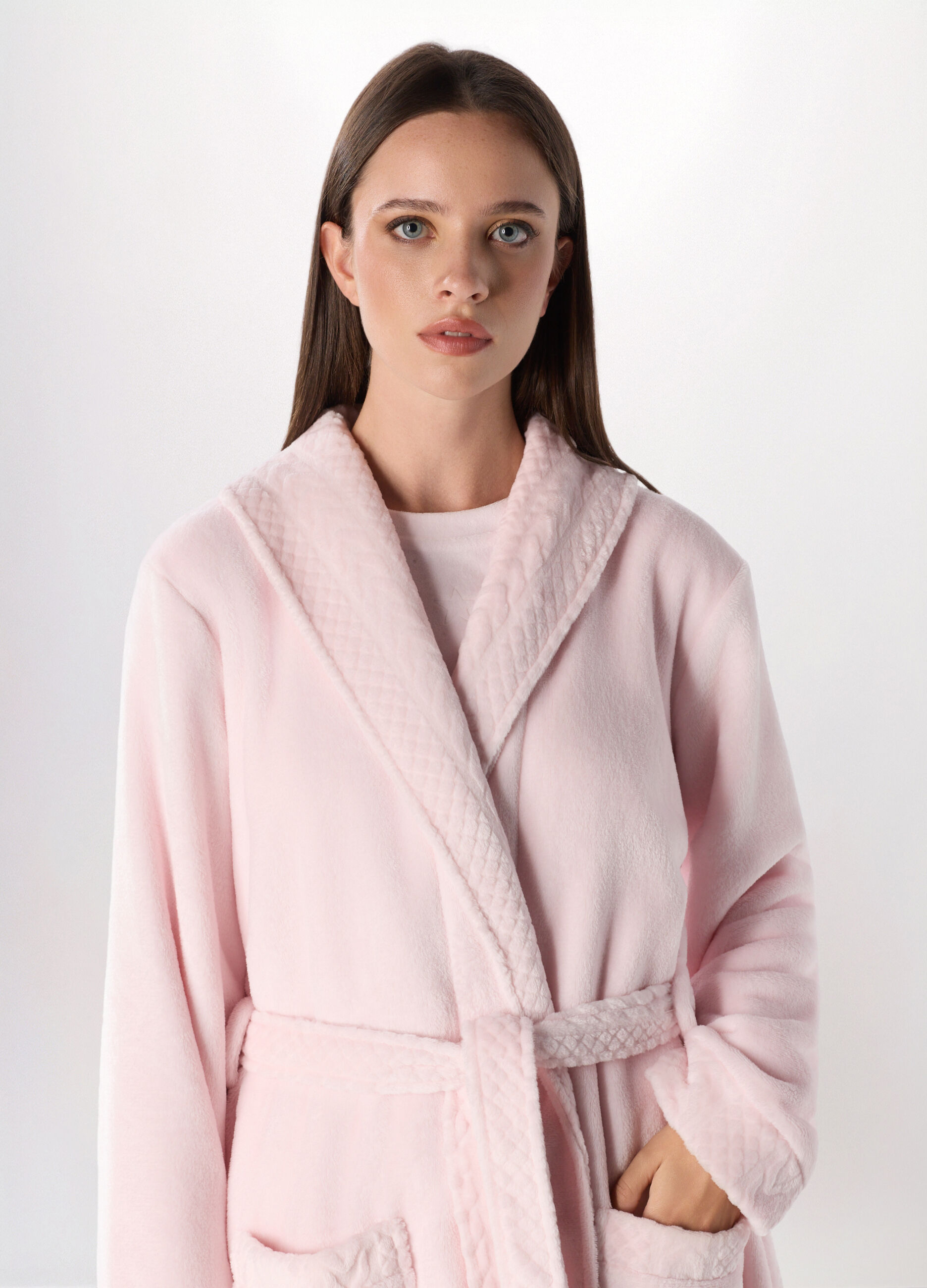 Vestaglia in coral fleece donna_2