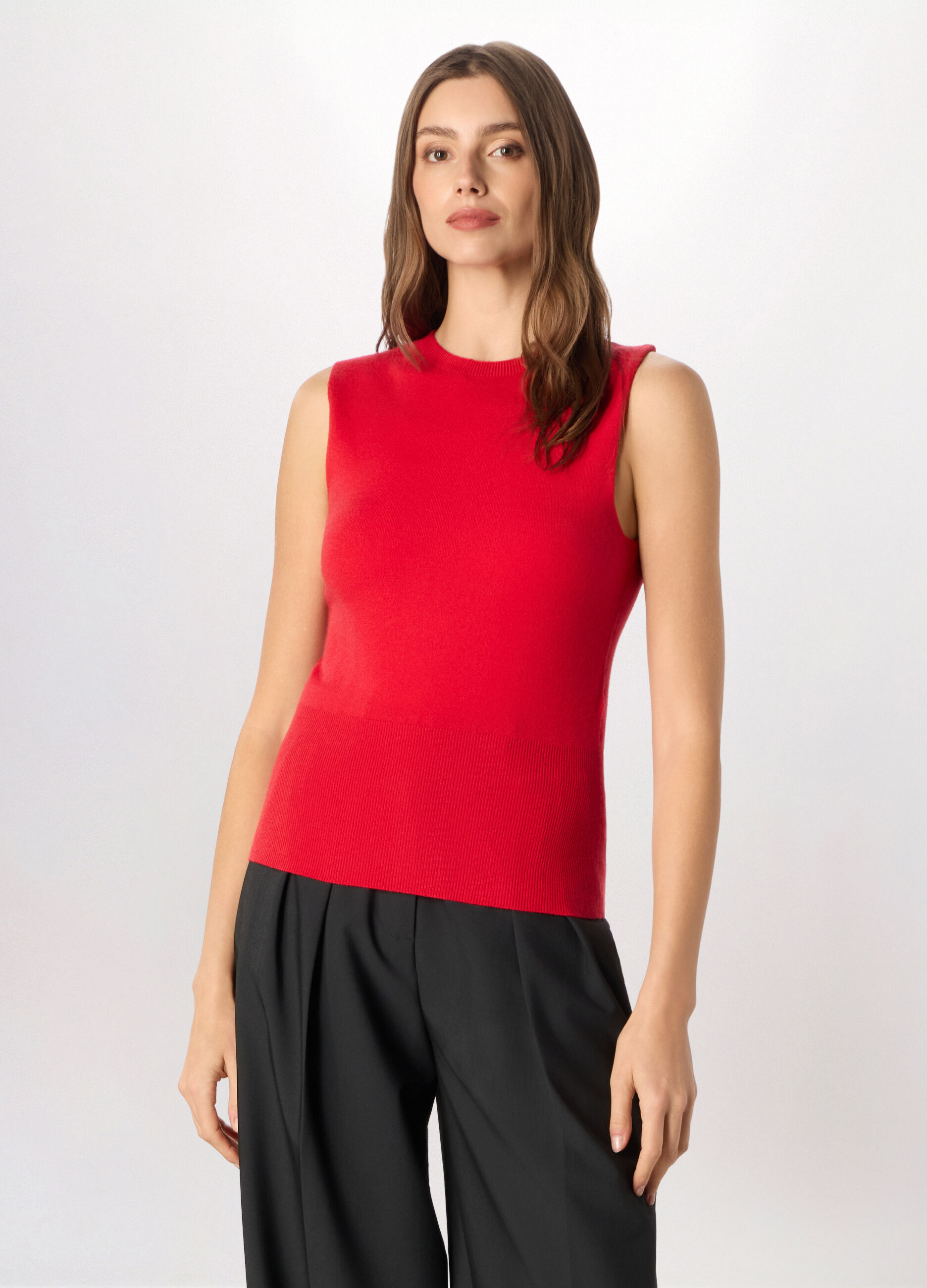 Canotta tricot misto viscosa donna_0