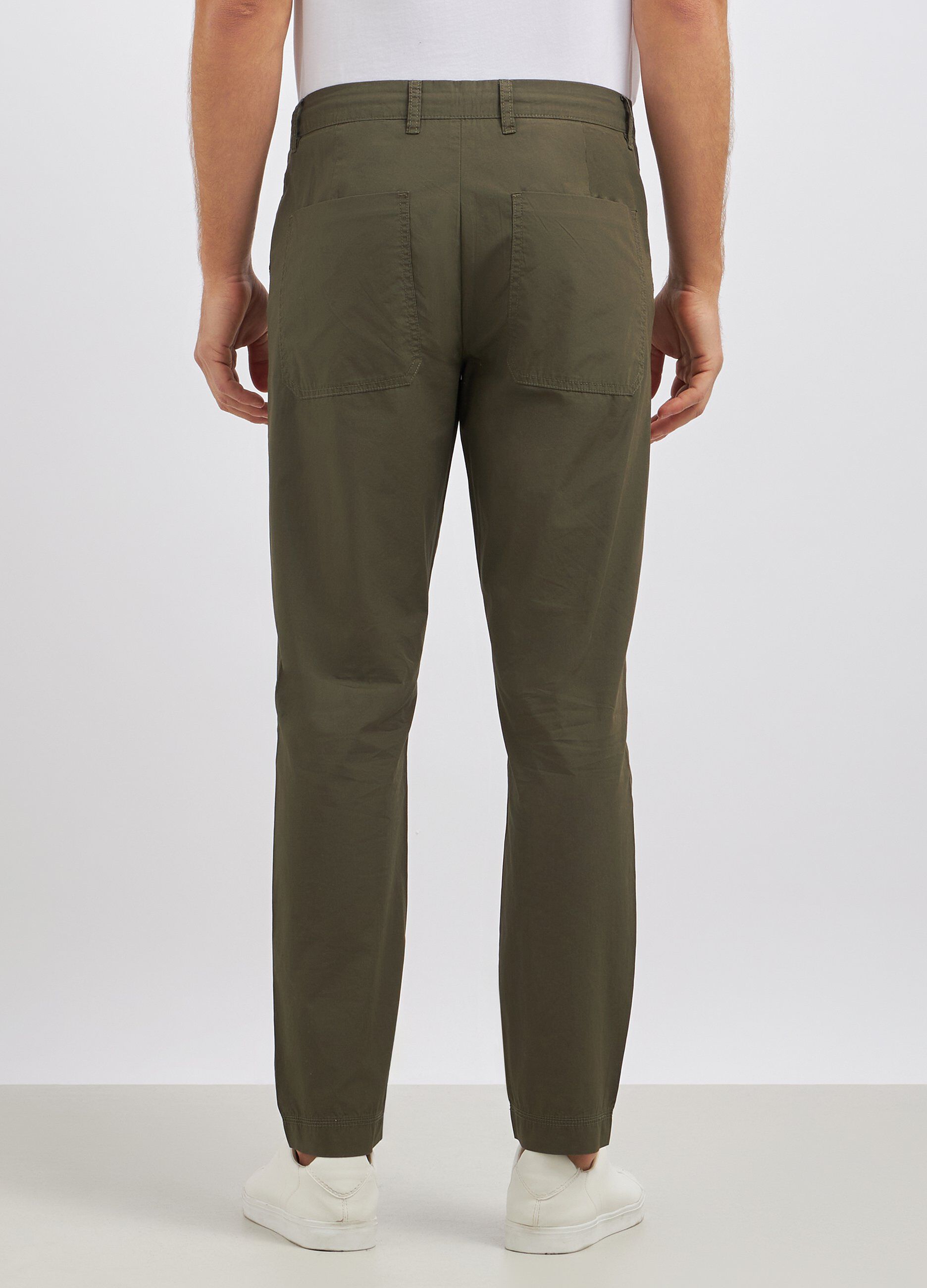 Pantaloni in puro cotone con coulisse uomo_1