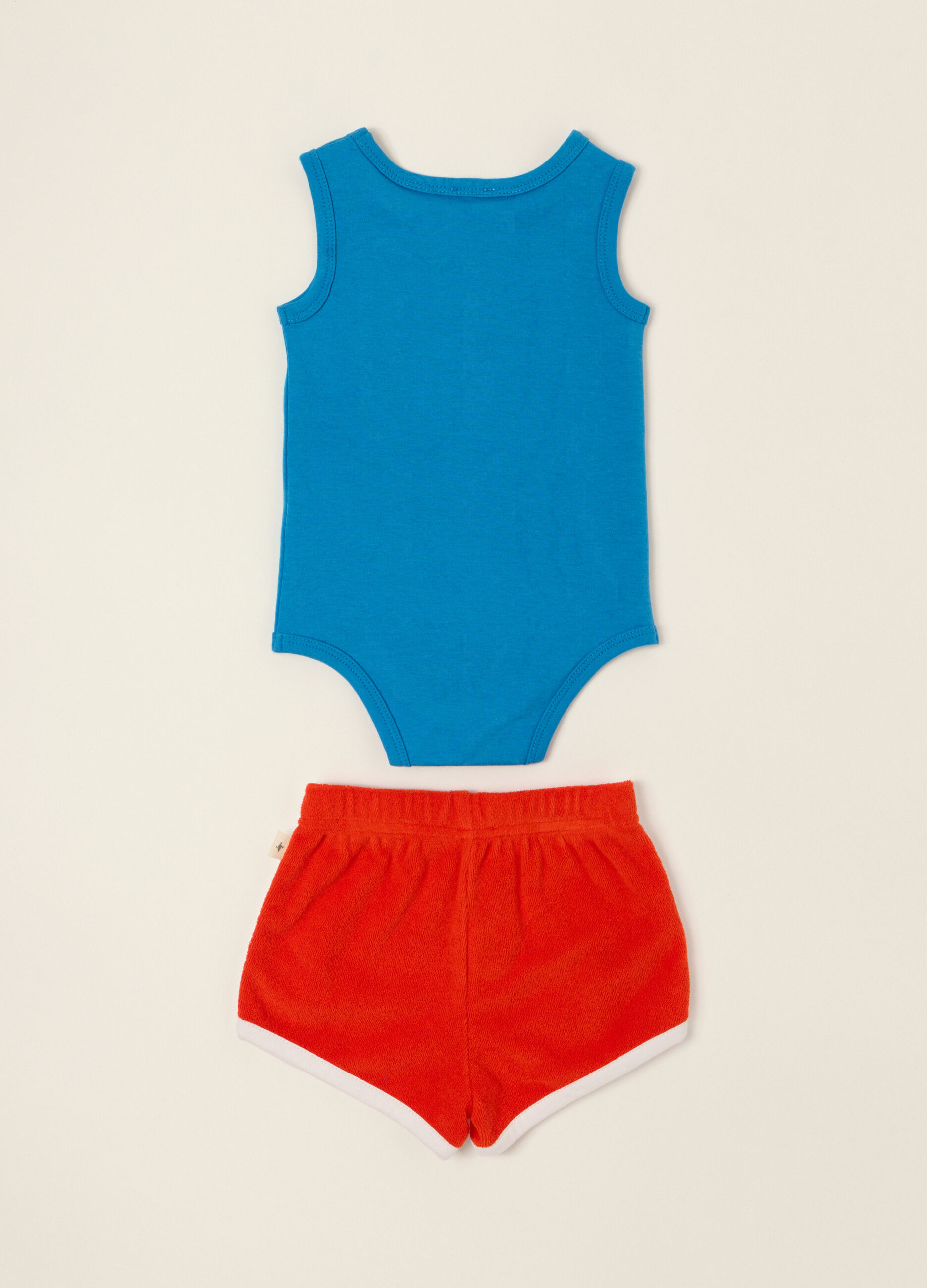 Jogging set in interlock di puro cotone IANA neonato_1