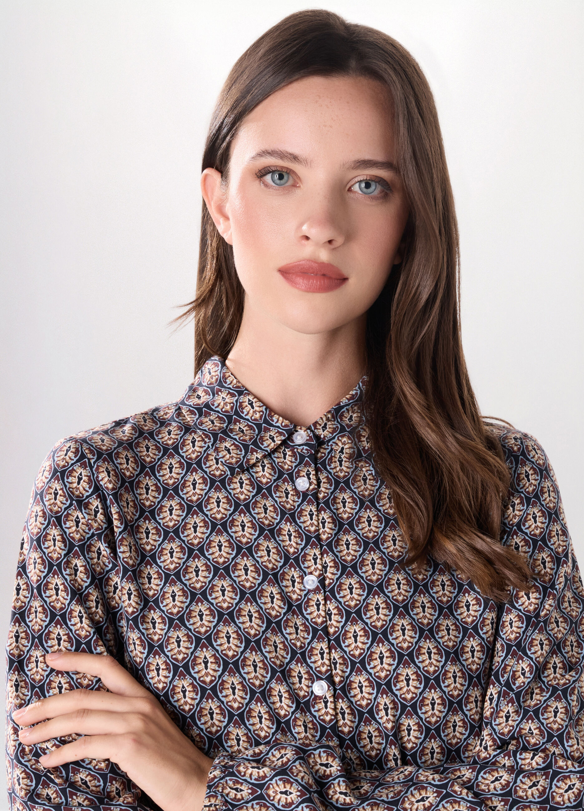 Camicia in pura viscosa donna_2