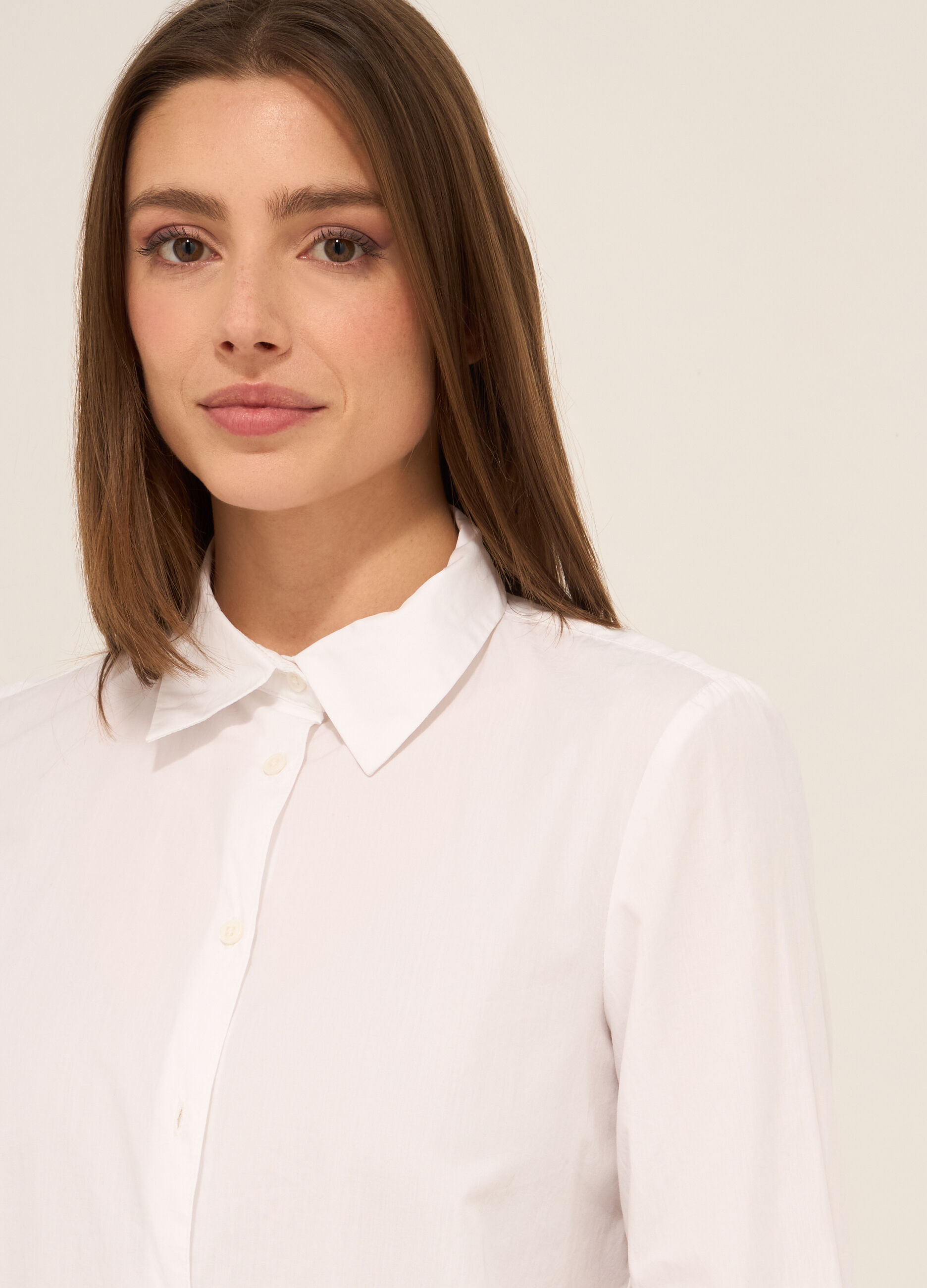 Camicia in popeline di puro cotone donna_2