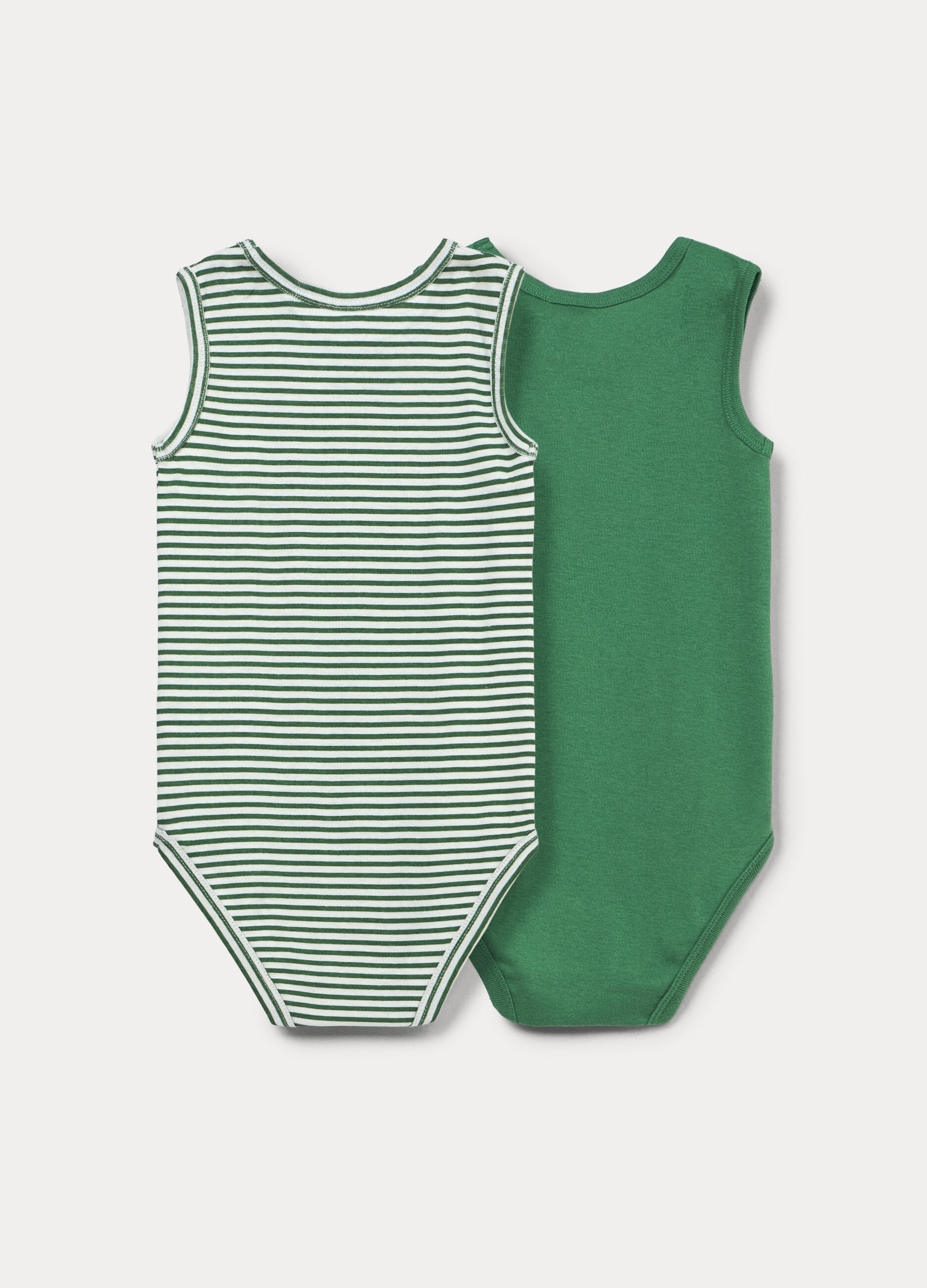 Pack 2 body in costina di puro cotone _1