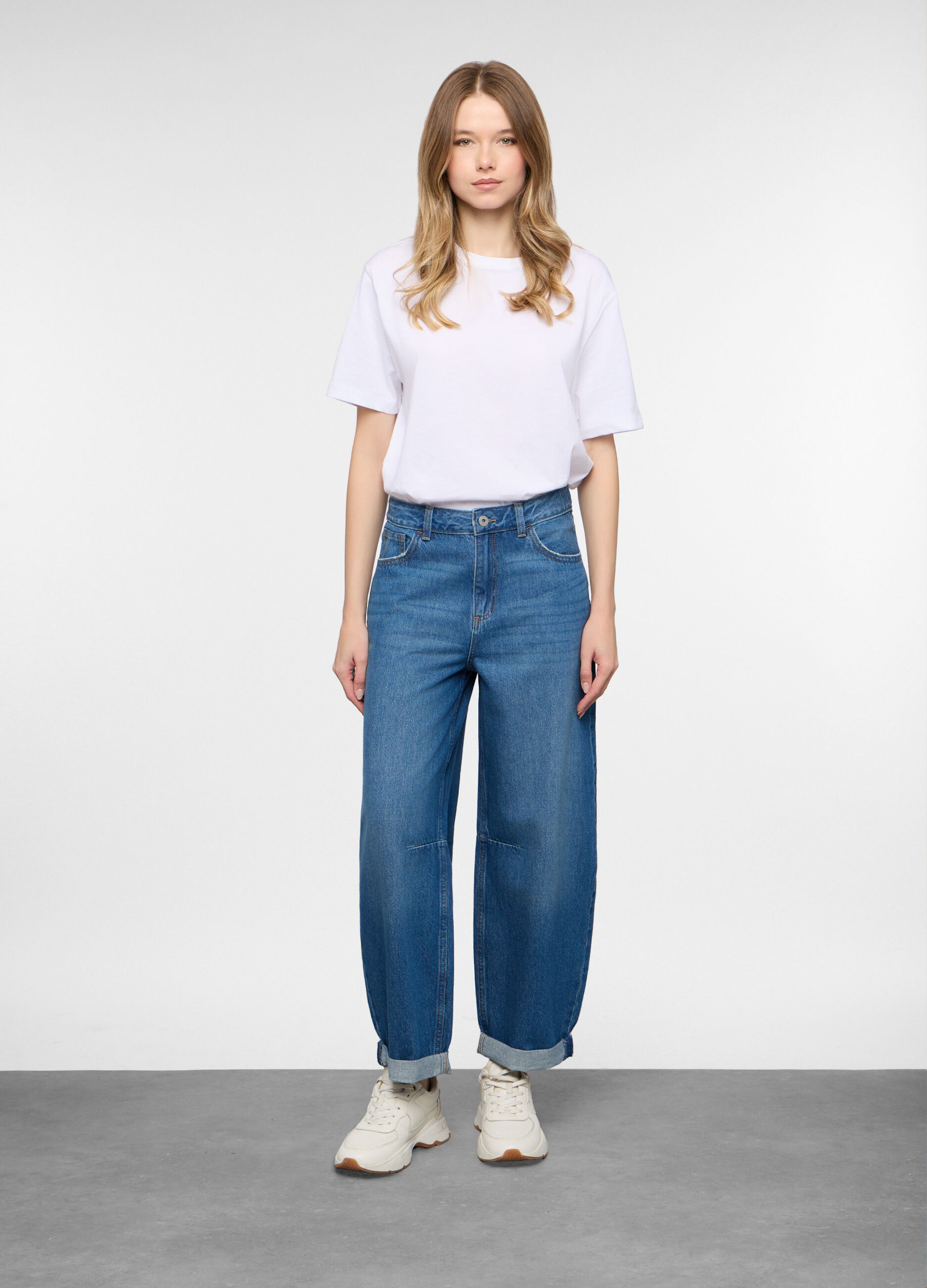 5 Tasche fit Barrel in denim donna_0