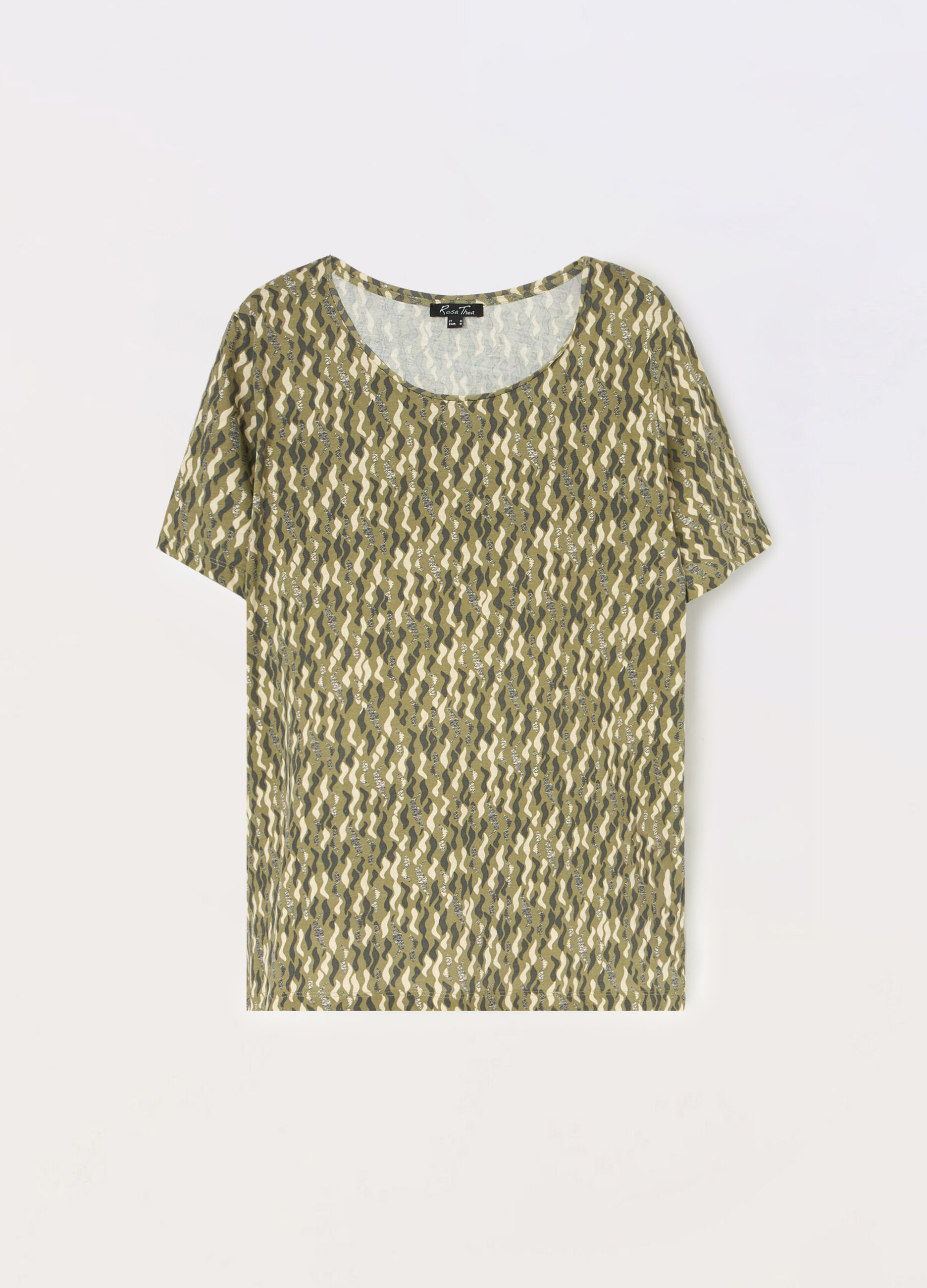 T-shirt in jersey di puro cotone donna curvy_0
