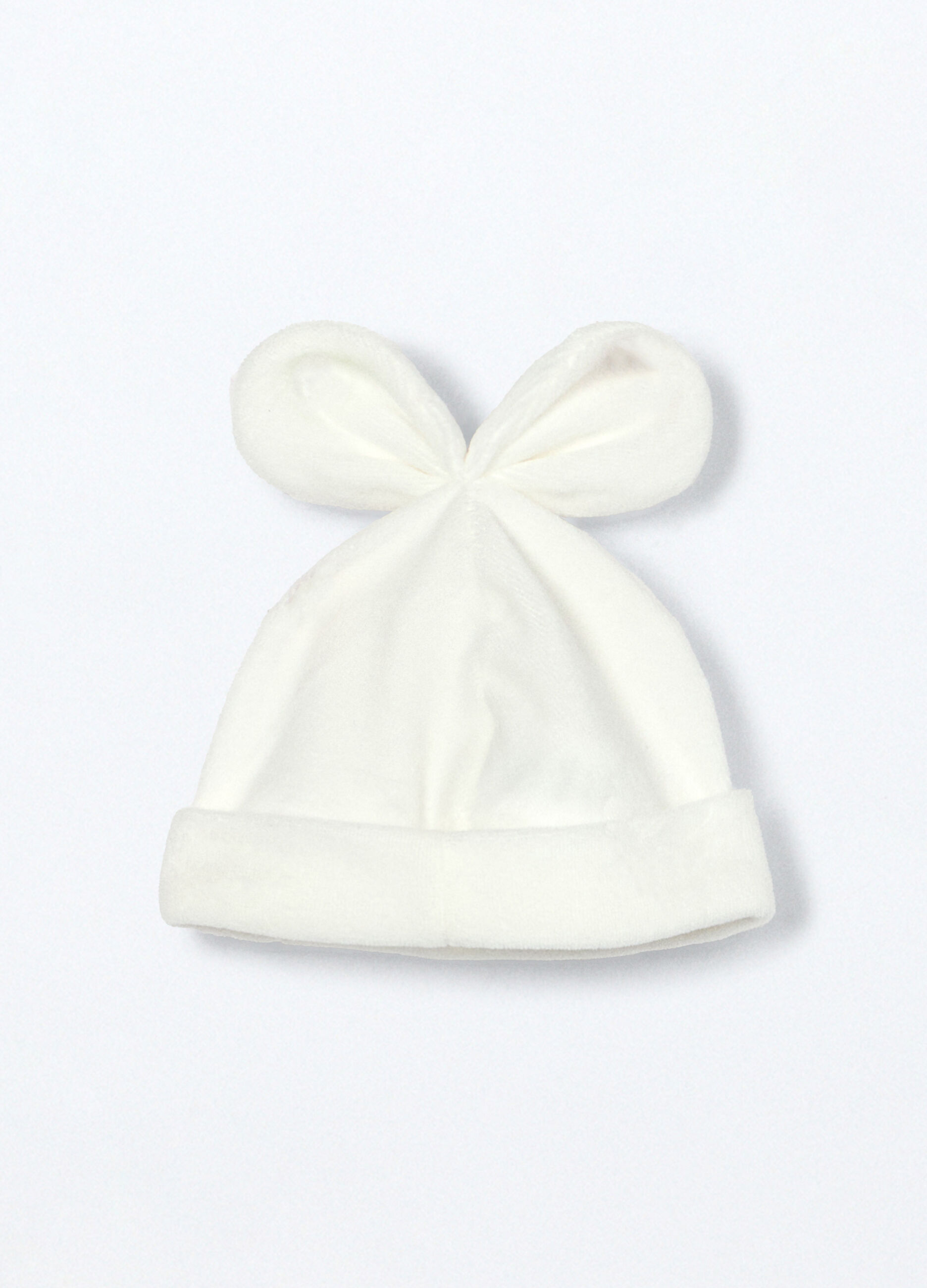 Berretto misto cotone velour_0