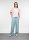 Jogger fit straight in Lyocell con vita elasticata donna_0