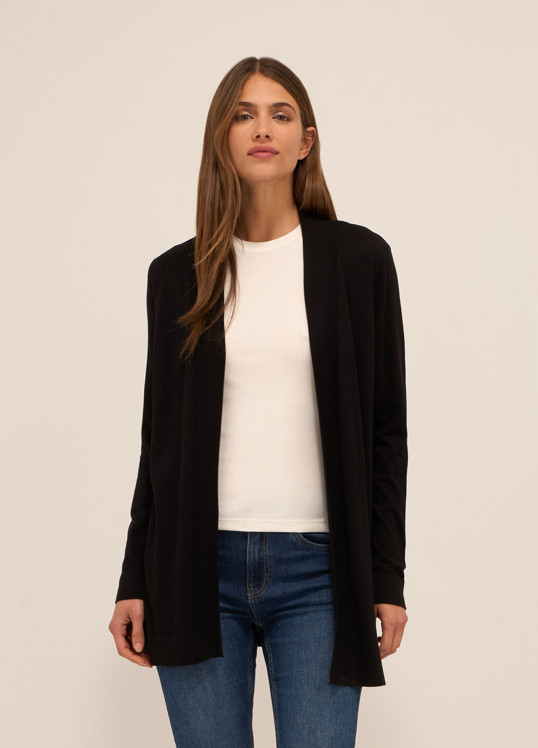 Cardigan in misto viscosa donna_0