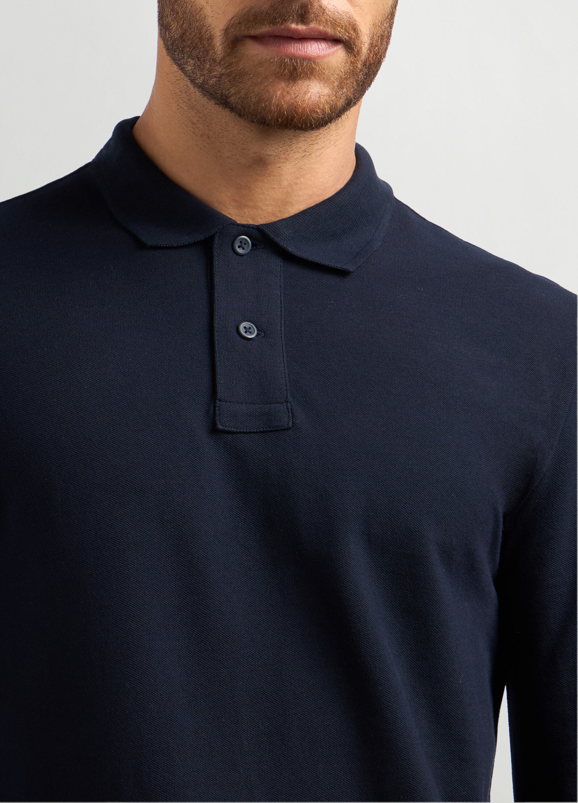 Polo in piquet di cotone uomo_2