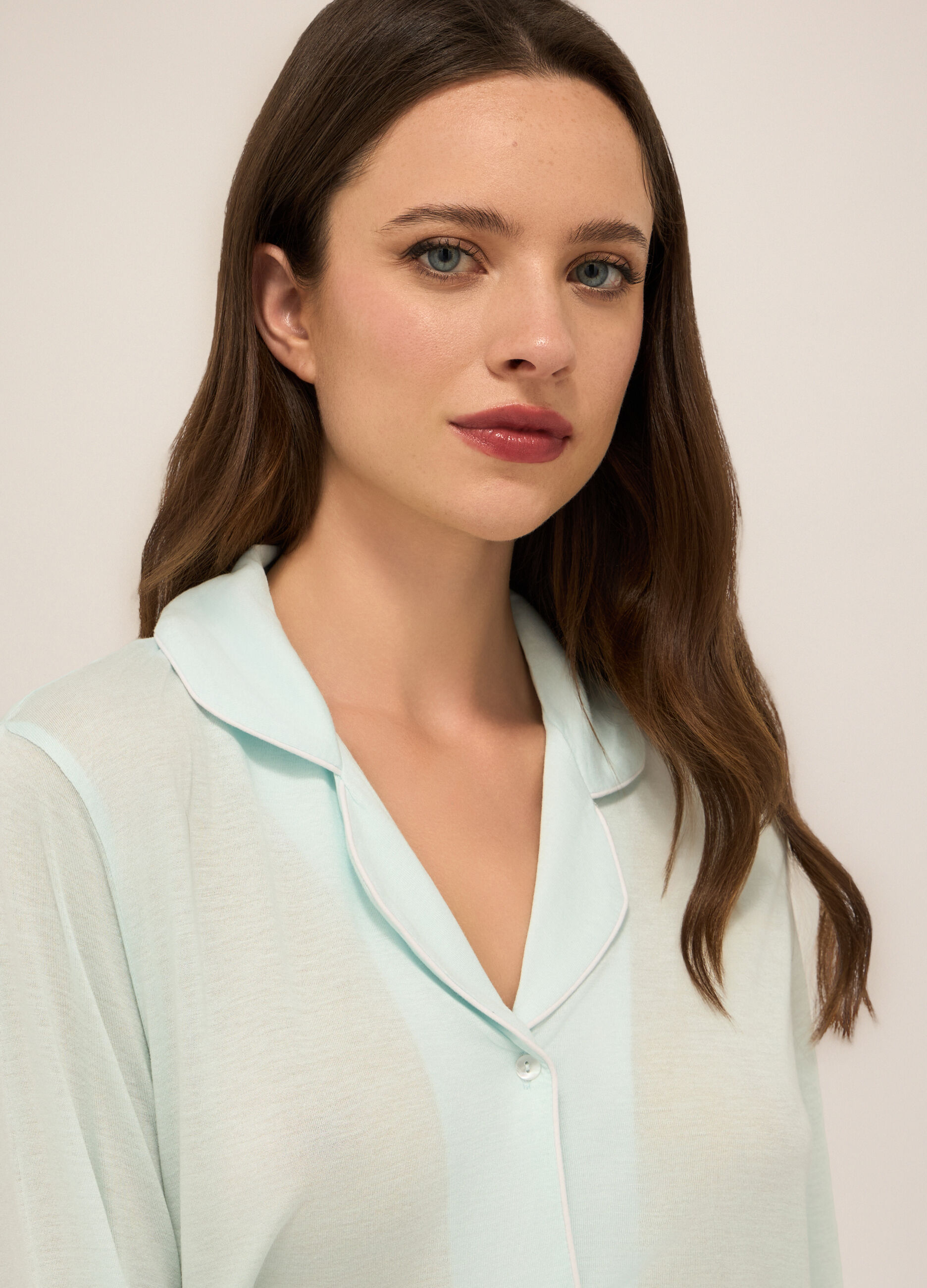 Top pigiama in pura viscosa donna_2