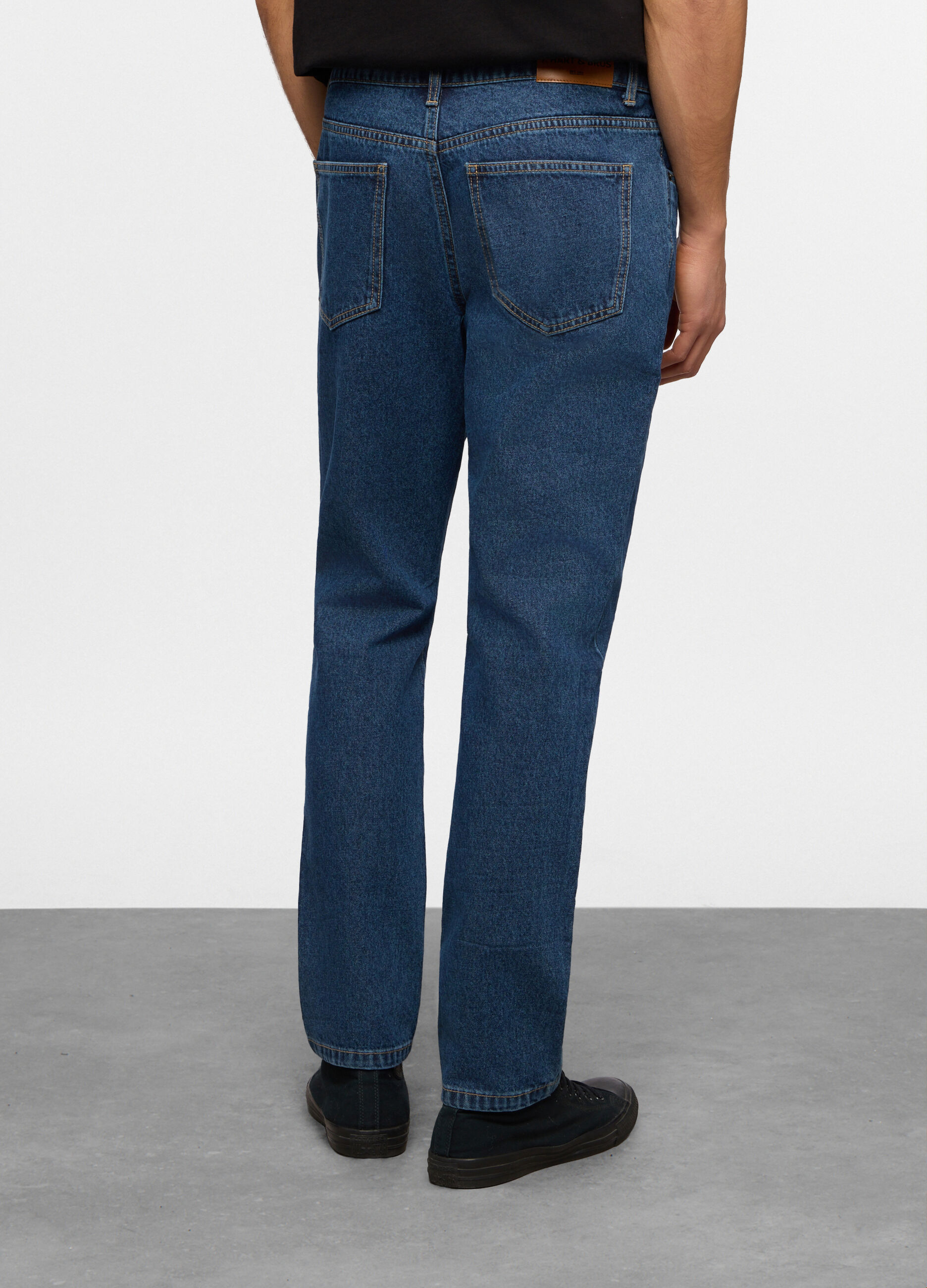 Jeans 5 tasche slim fit in denim uomo_2