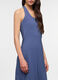 Abito corto in jersey di cotone stretch donna_2