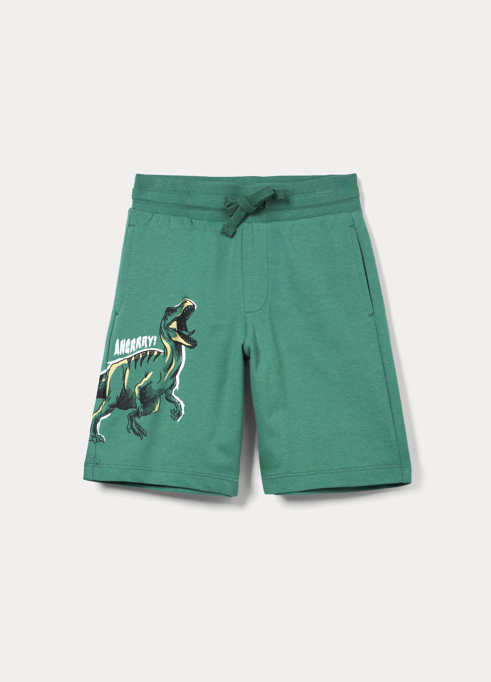 Bermuda in french terry di puro cotone bambino_0
