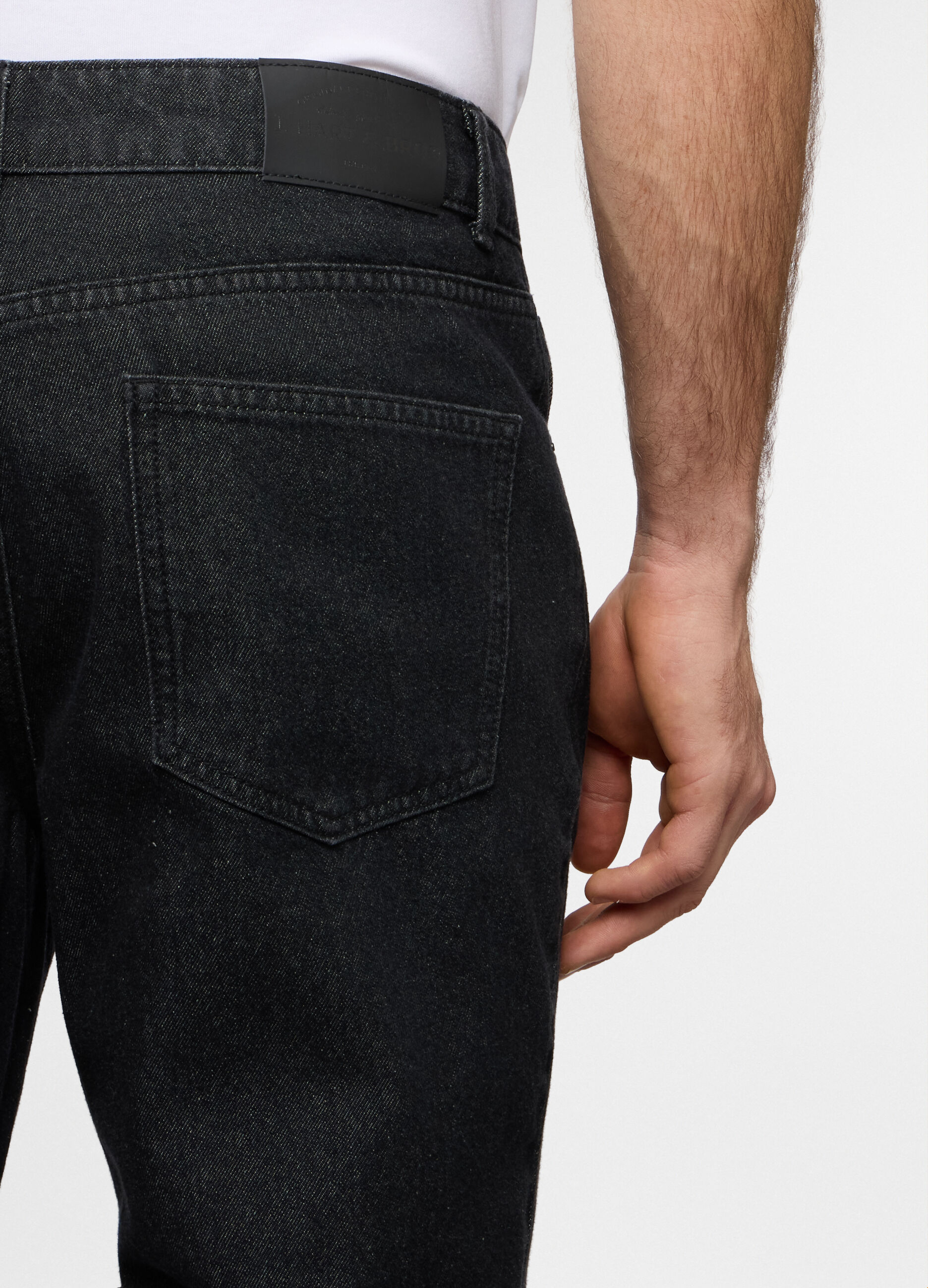 Jeans 5 tasche regular fit in denim uomo_3