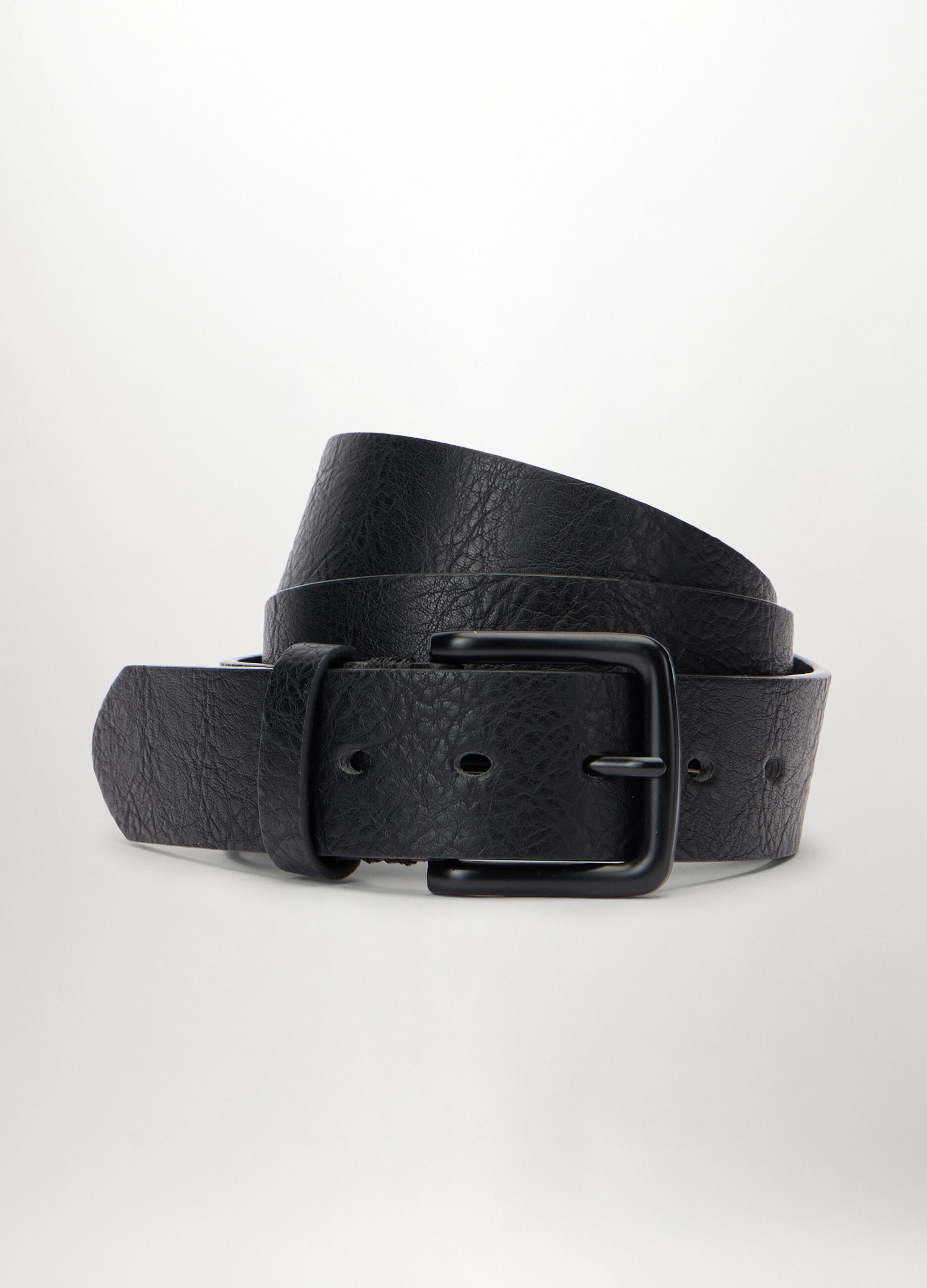 Cintura in ECOpelle con grana uomo_0